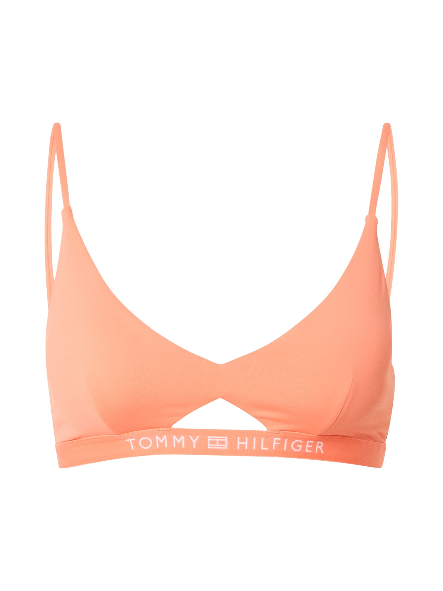 Tommy Hilfiger Underwear Bikini felső  sárgabarack / fehér