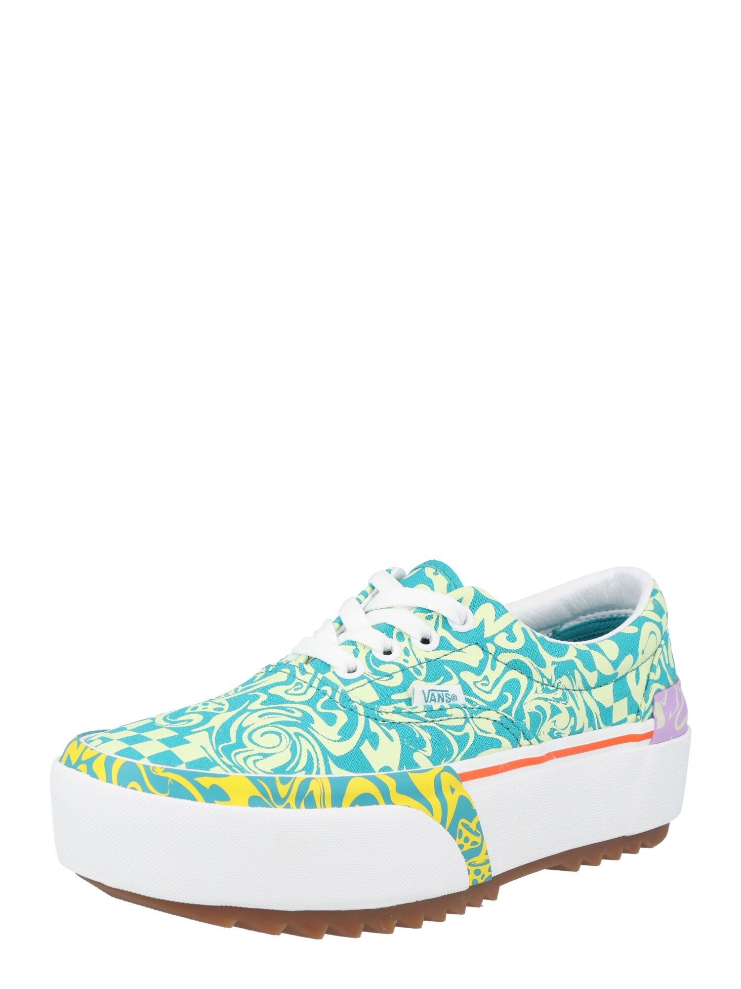 VANS Rövid szárú edzőcipők 'UA Era Stacked'  türkiz / fehér / világoszöld / orchidea