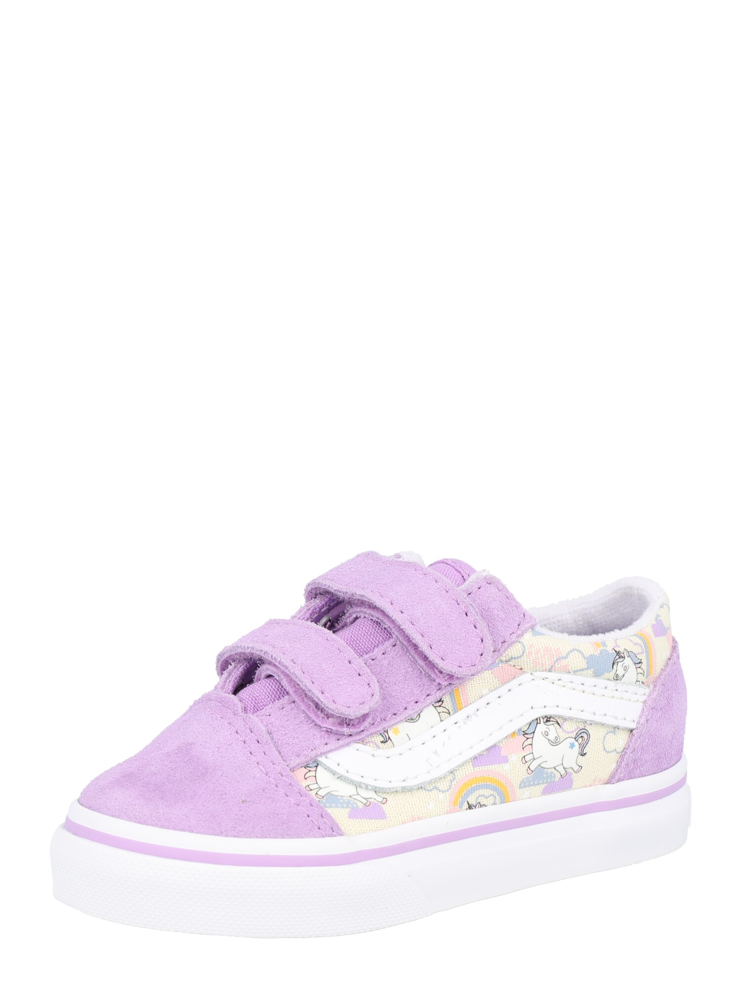 VANS Sportcipő 'Old Skool'  világoslila / fehér / pasztell-rózsaszín / világoskék