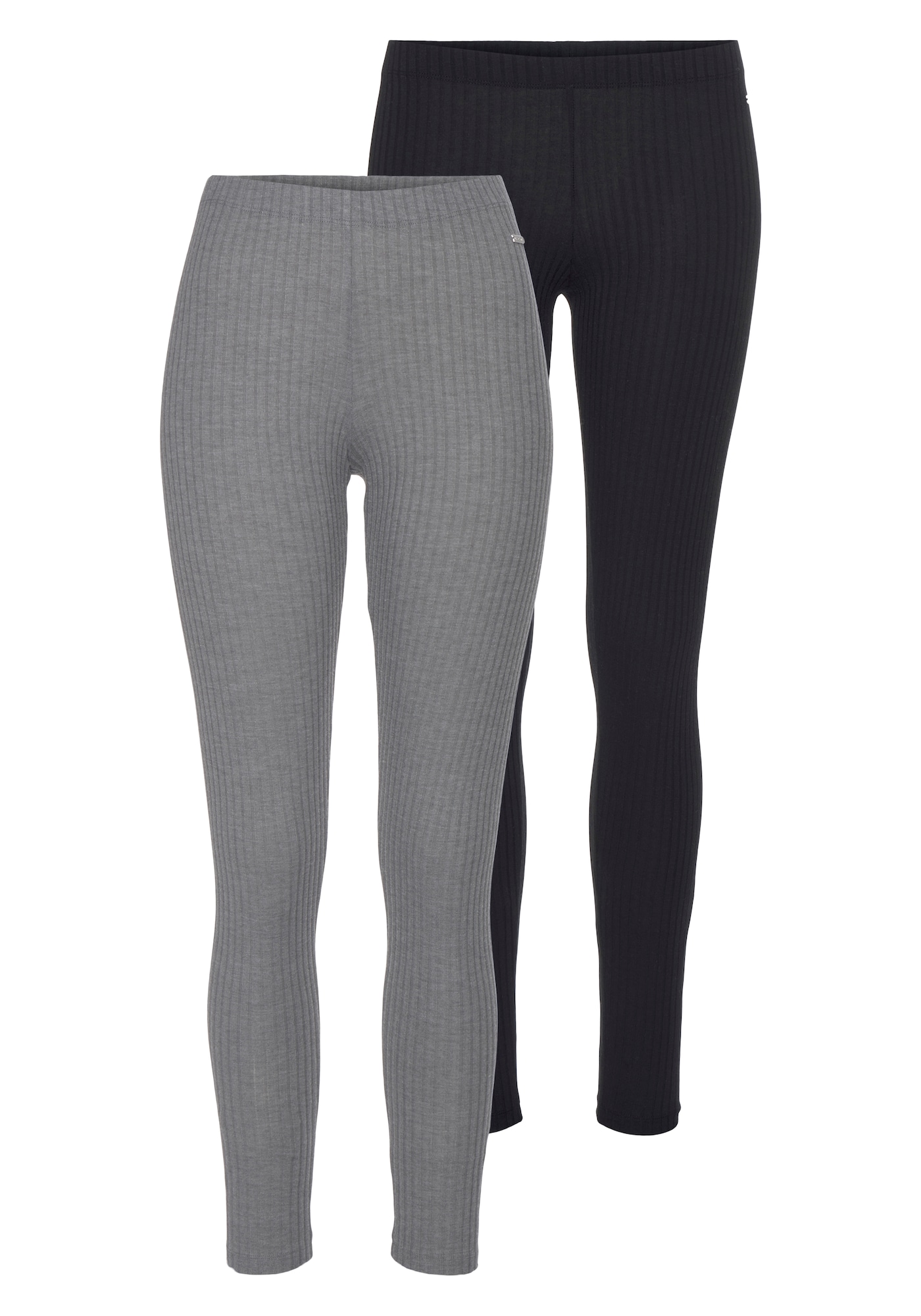 VIVANCE Leggings  szürke melír / fekete
