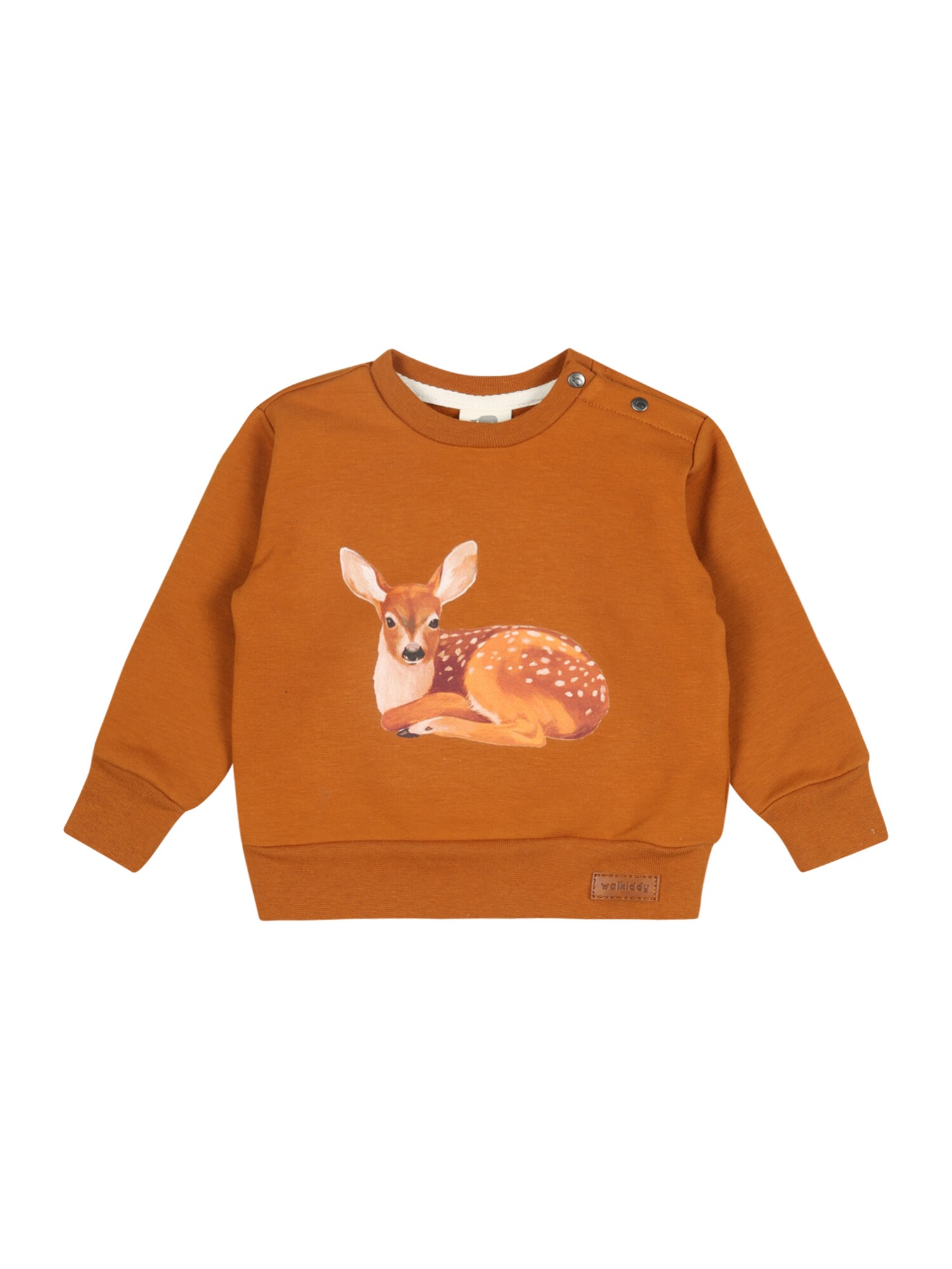 Walkiddy Tréning póló 'FAWNS'  barna / fekete / fehér / okker