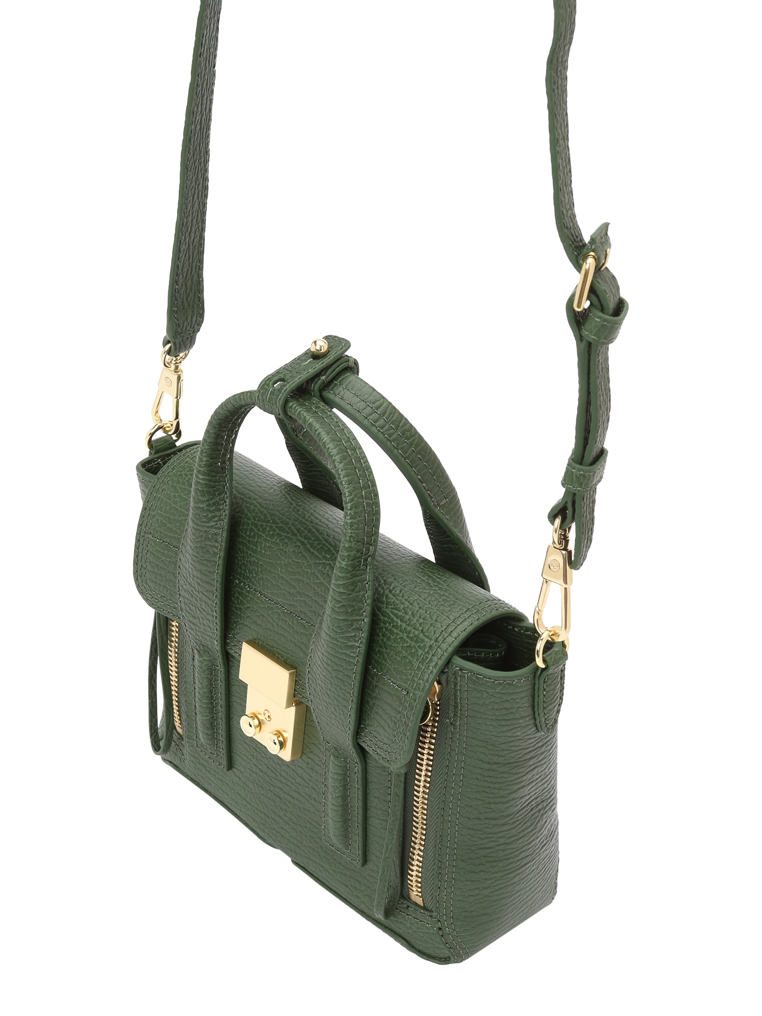 3.1 phillip lim Kézitáska 'PASHLI'  sötétzöld / arany