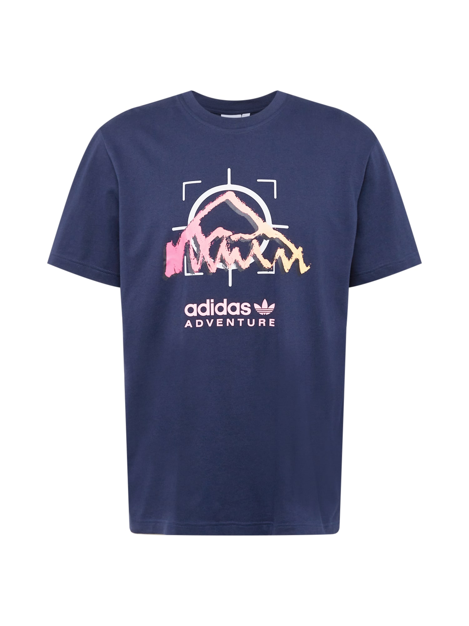 ADIDAS ORIGINALS Póló  tengerészkék / fehér / sárgabarack / pasztell-rózsaszín