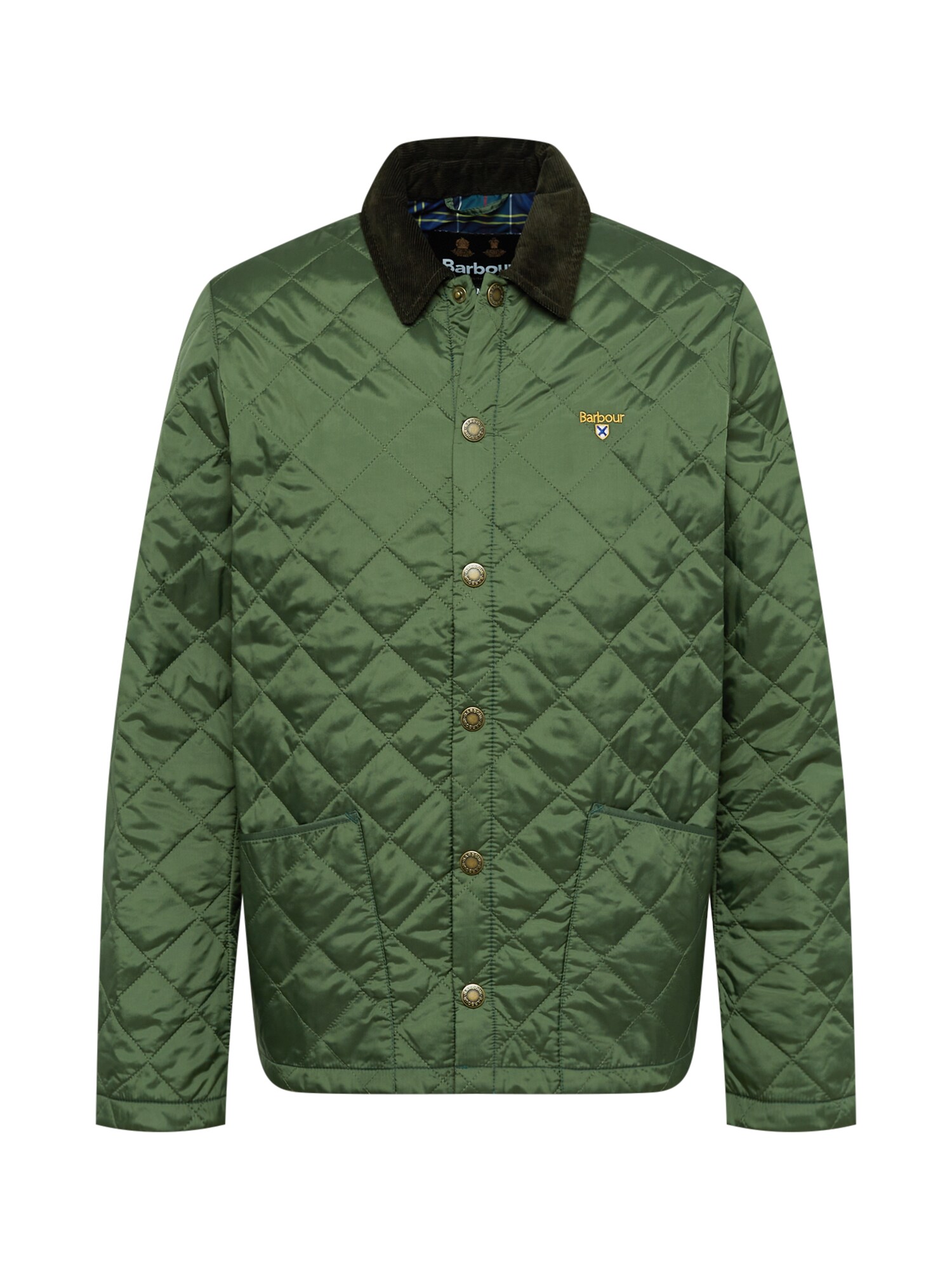 Barbour Átmeneti dzseki 'Liddesdale'  olíva / limone / fehér / sötét barna
