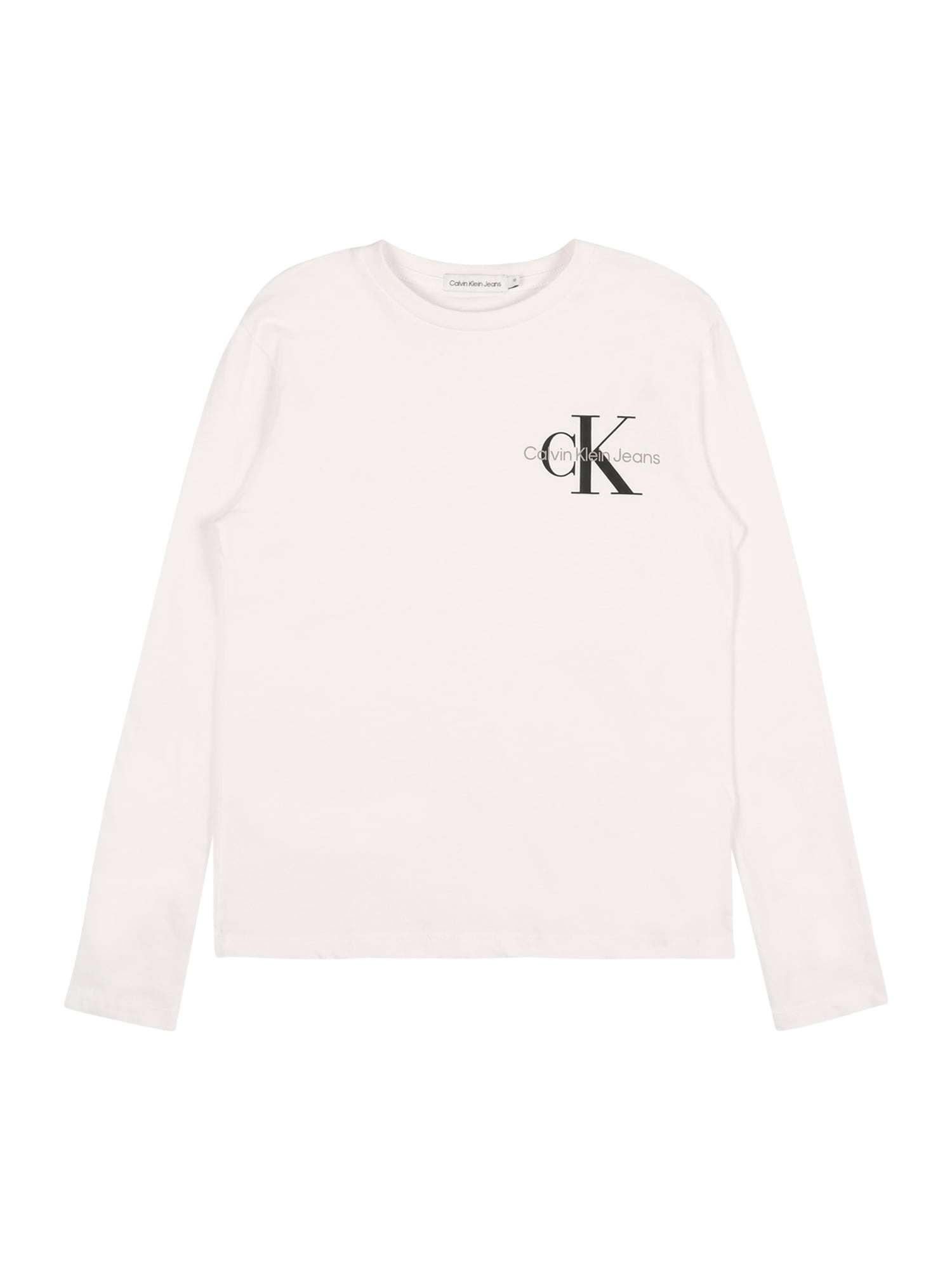 Calvin Klein Jeans Póló  fehér / fekete