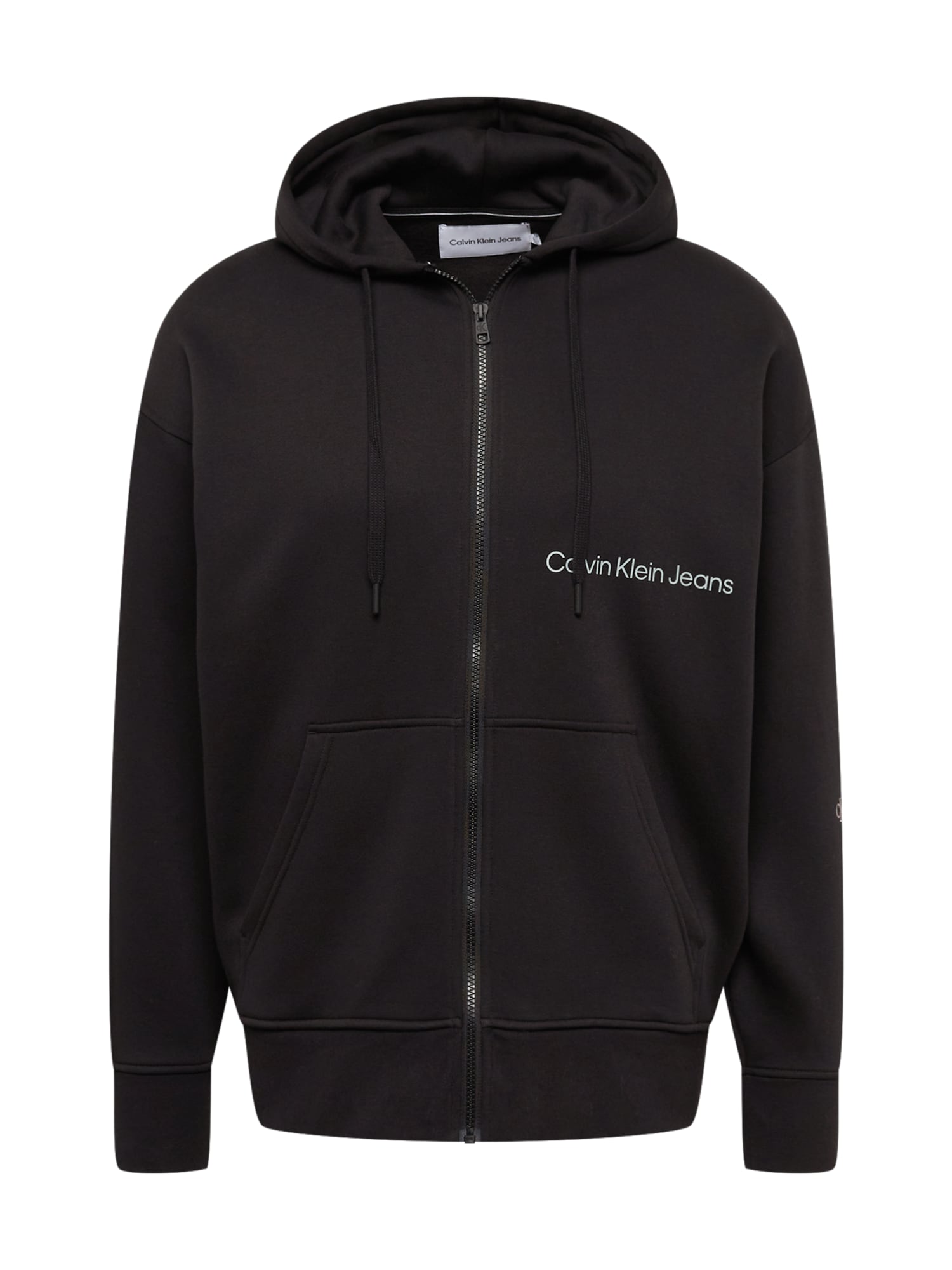 Calvin Klein Jeans Tréning dzseki  fekete / fehér
