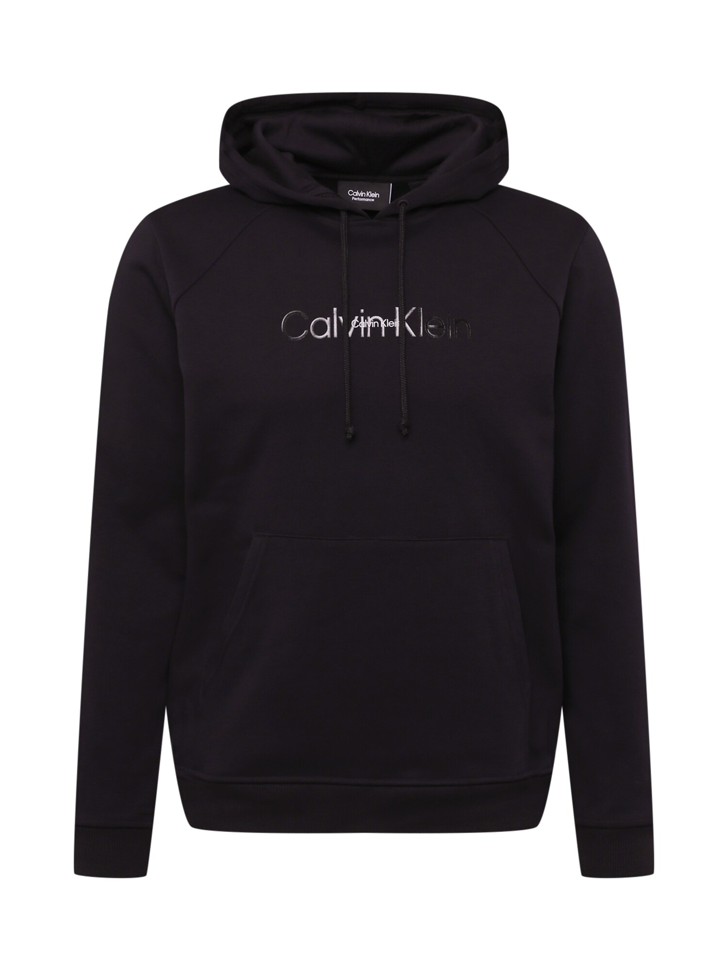 Calvin Klein Performance Sport szabadidős felsők  fekete / ezüstszürke