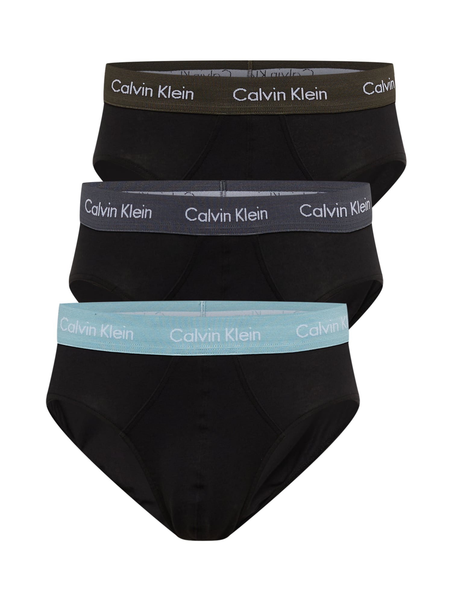 Calvin Klein Underwear Boxeralsók  fekete / olíva / világoskék / szürke