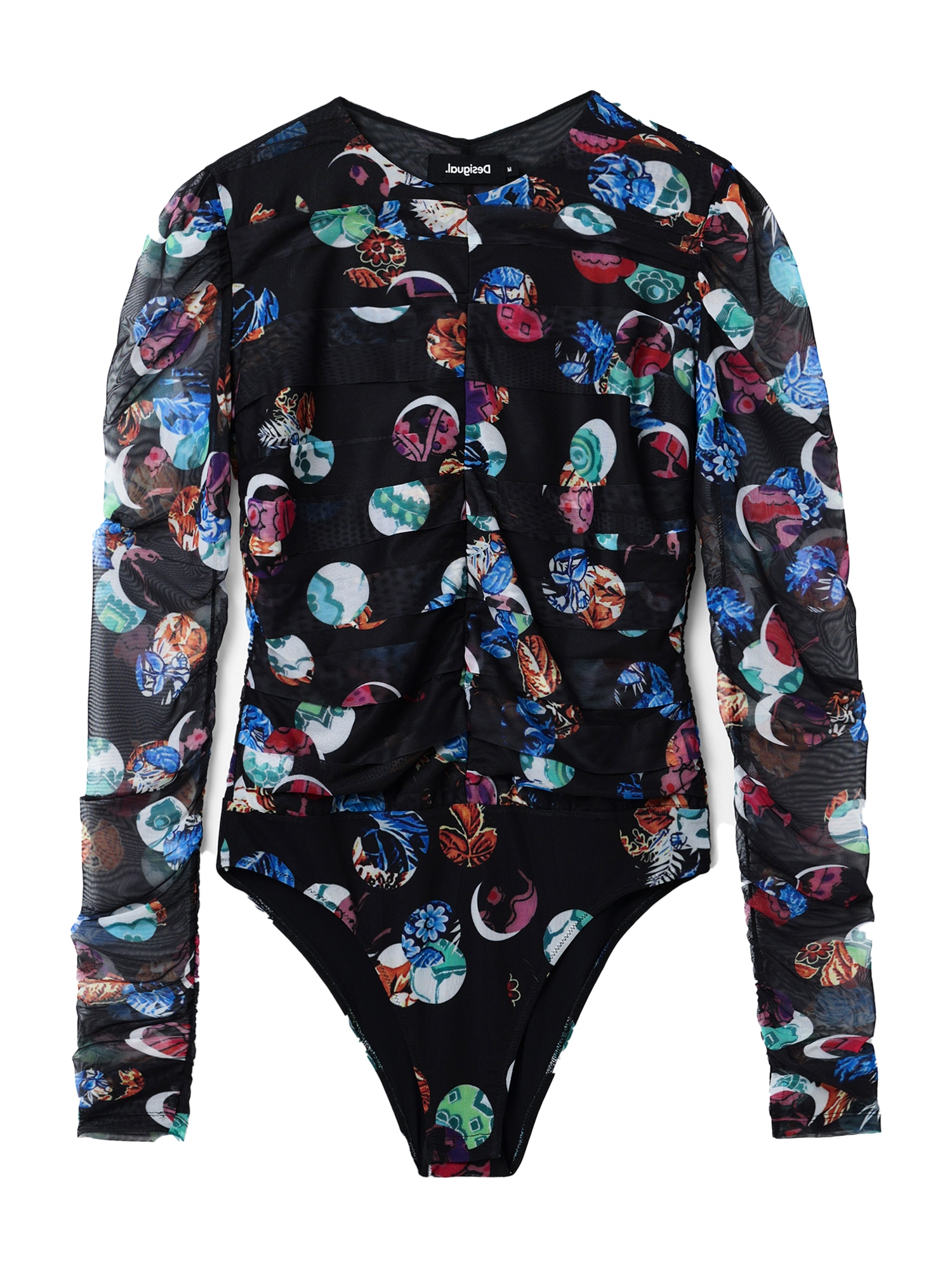 Desigual Rövid body  fekete / vegyes színek