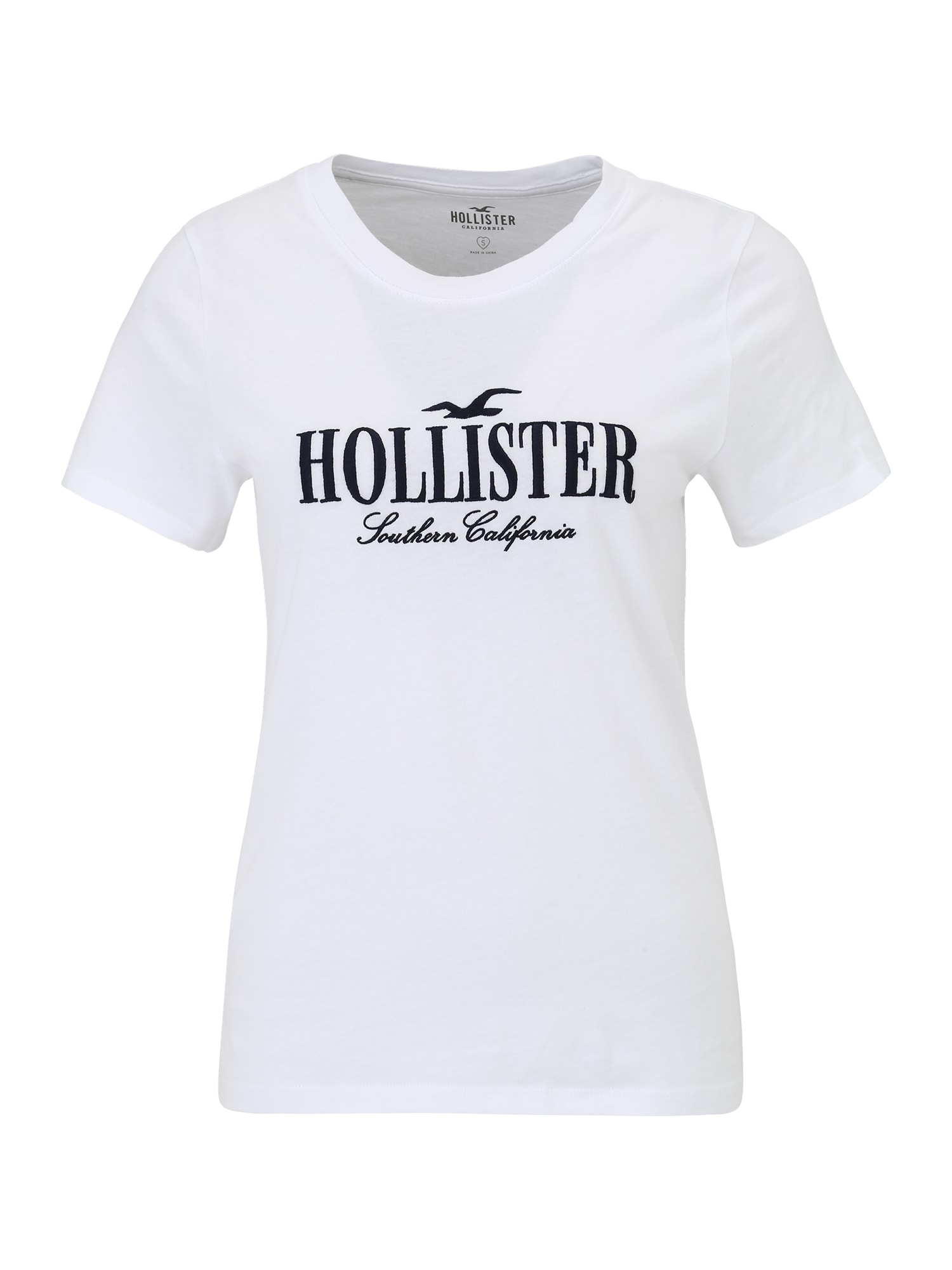 HOLLISTER Póló  fehér / fekete