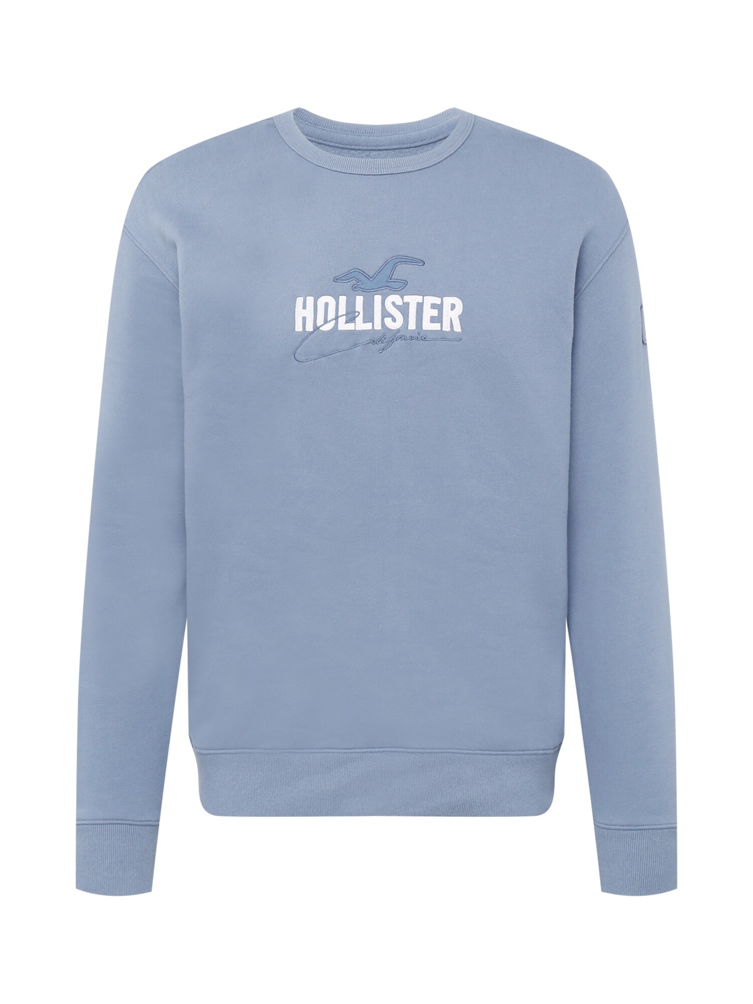 HOLLISTER Tréning póló 'EMEA'  füstkék / fehér