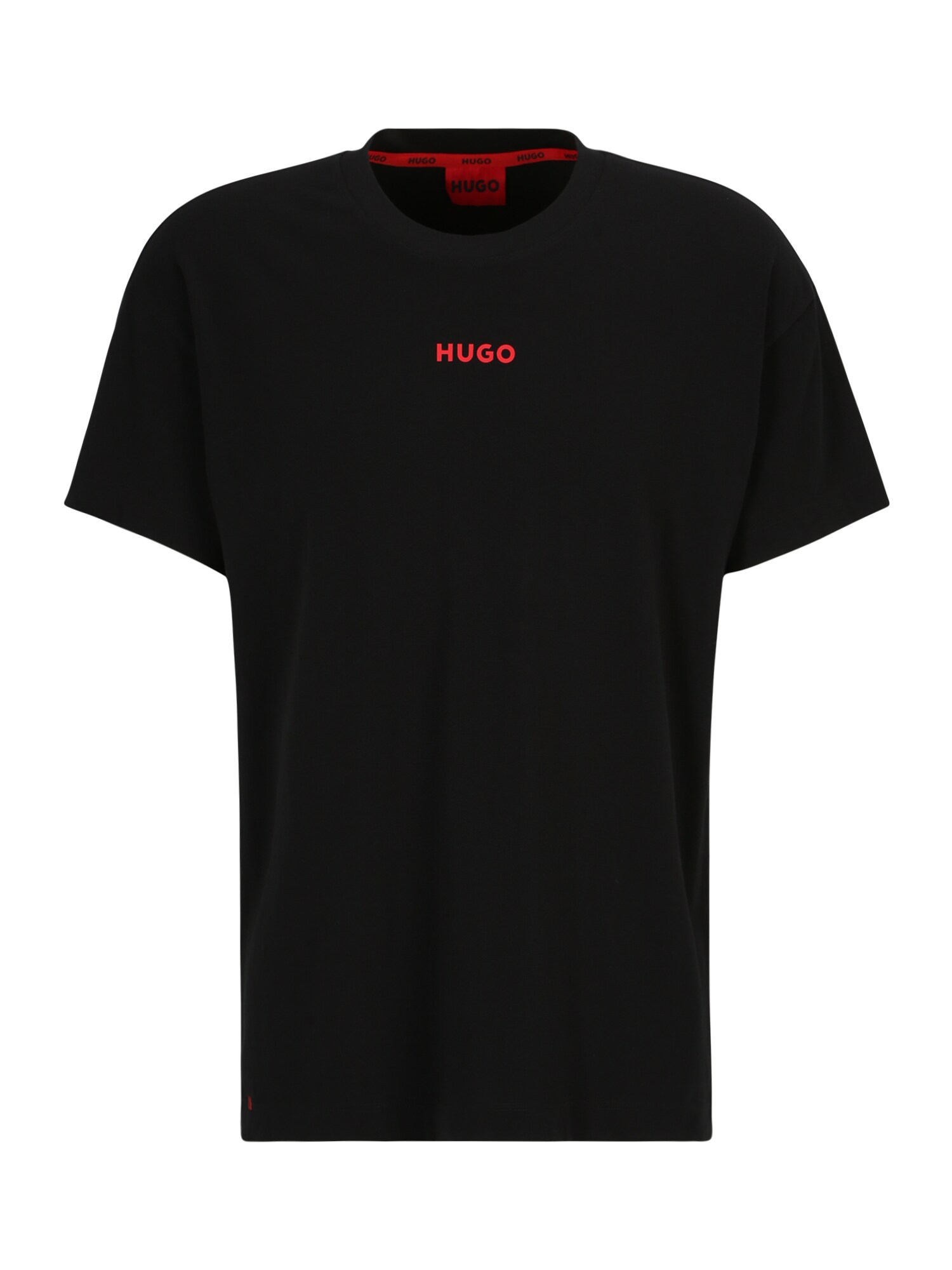 HUGO Póló  fekete / piros