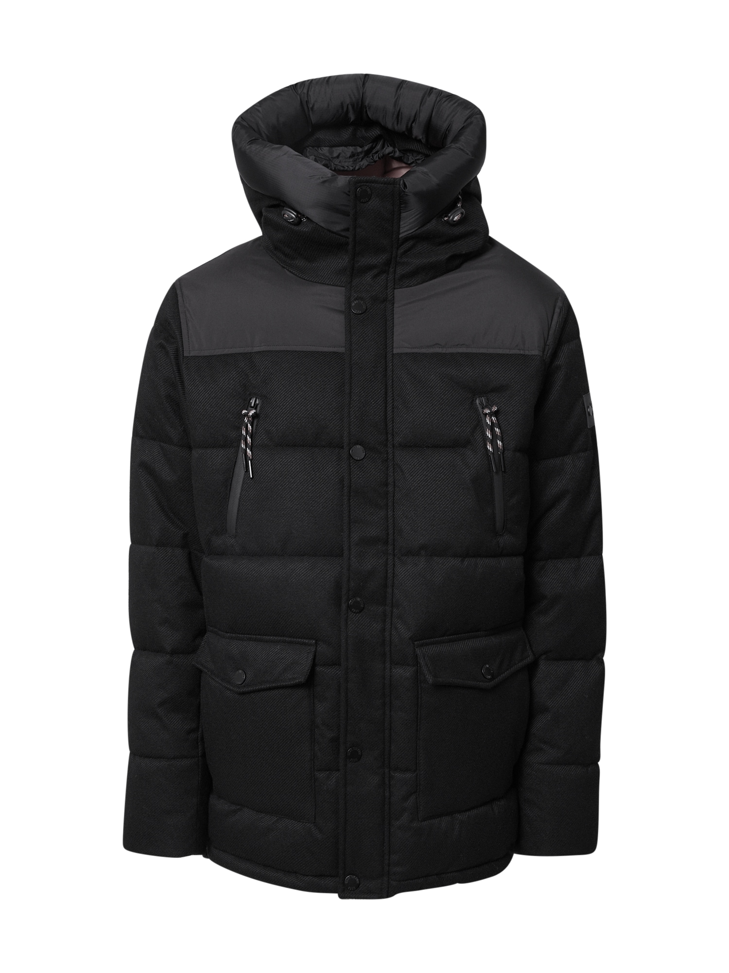 INDICODE JEANS Téli dzseki  fekete
