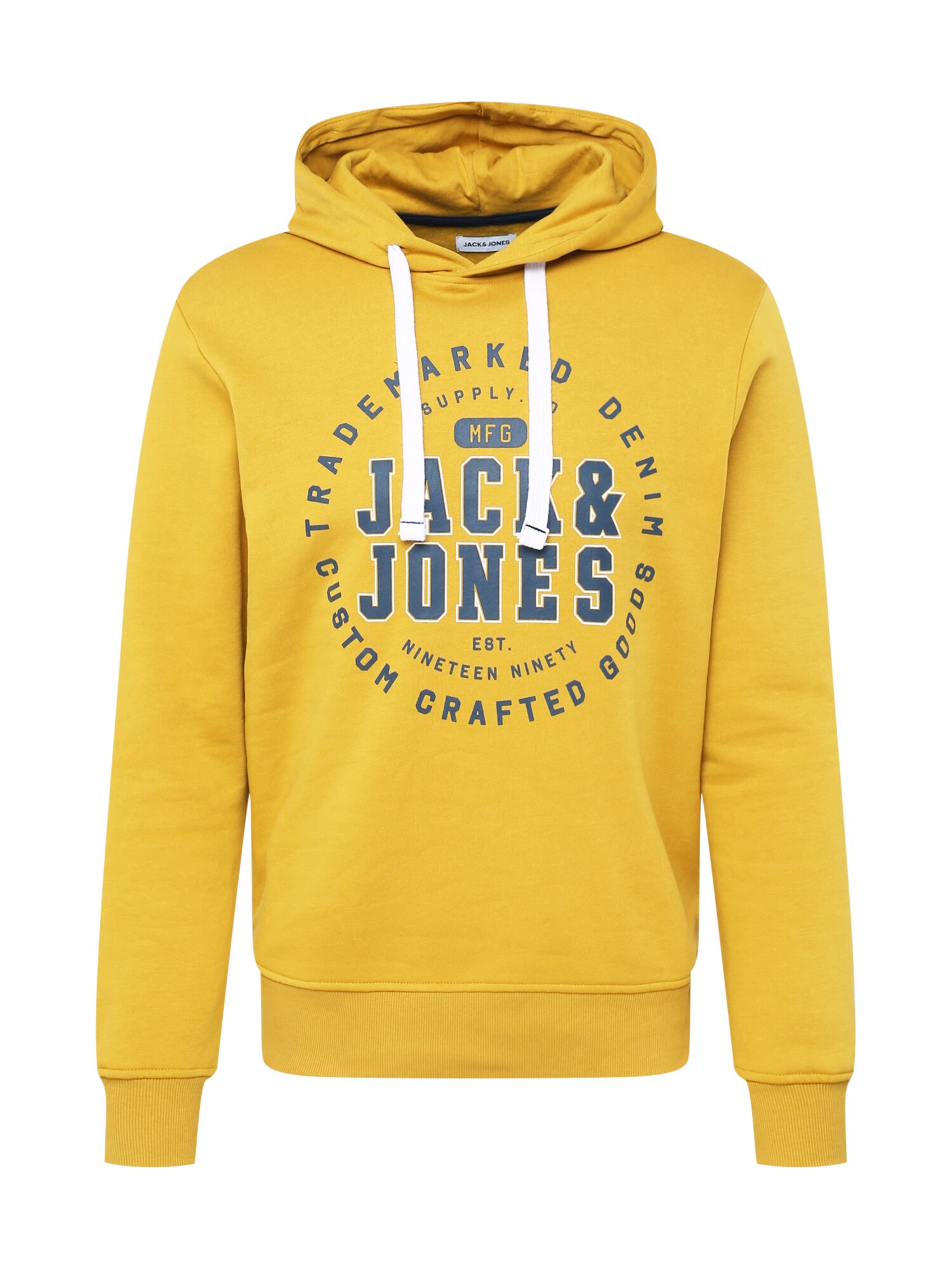 JACK & JONES Tréning póló 'Tamp'  aranysárga / kék