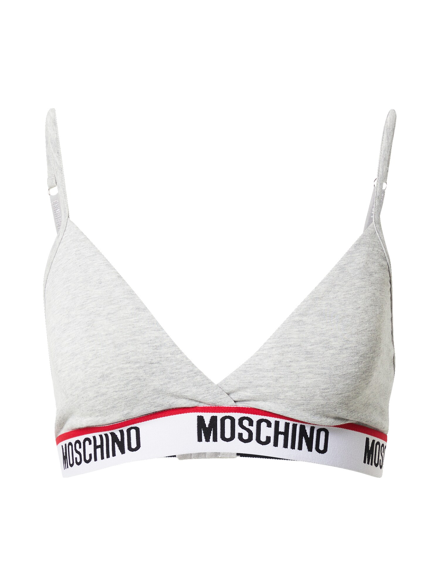 Moschino Underwear Melltartó  szürke melír / fehér / piros