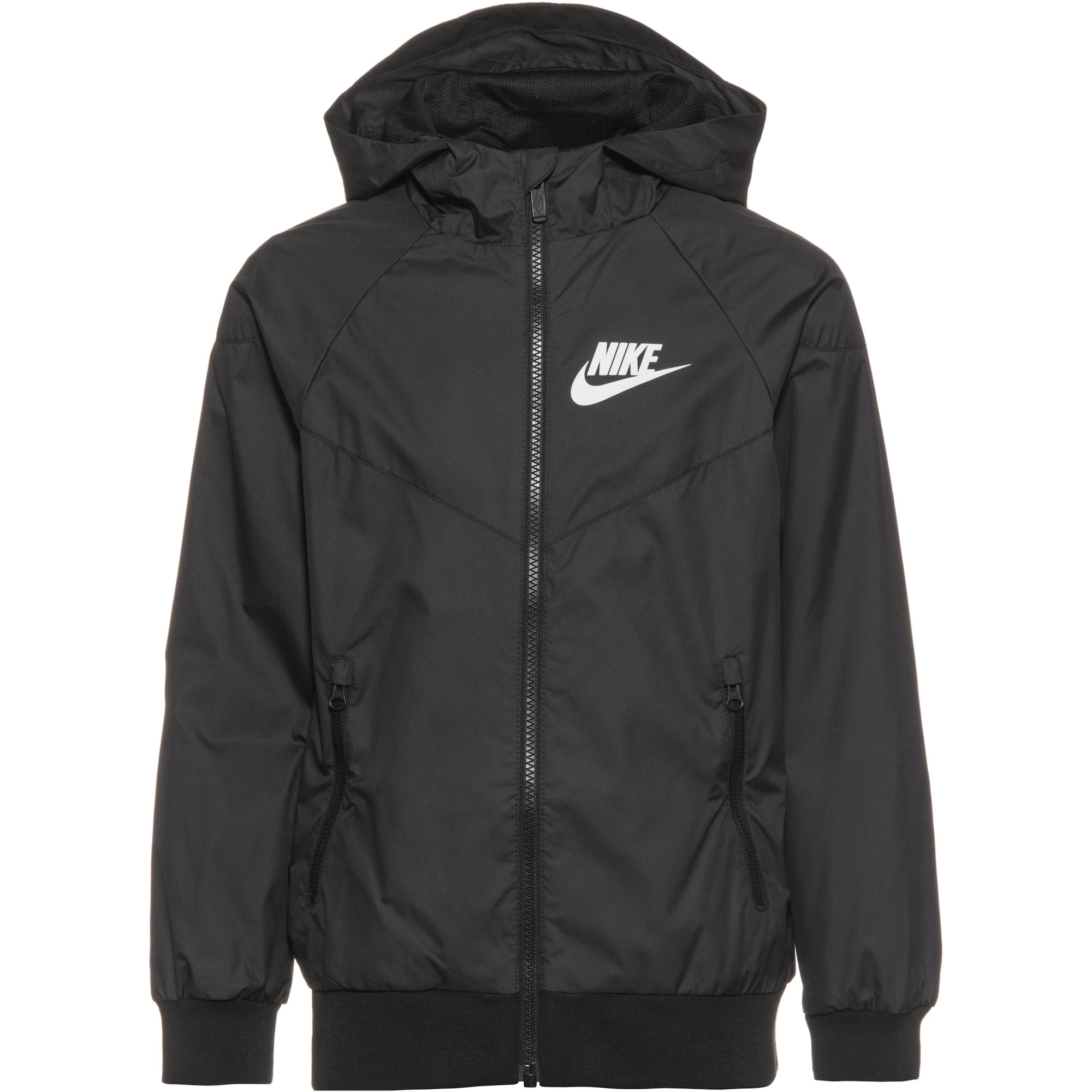 NIKE Sportdzseki  fekete / fehér