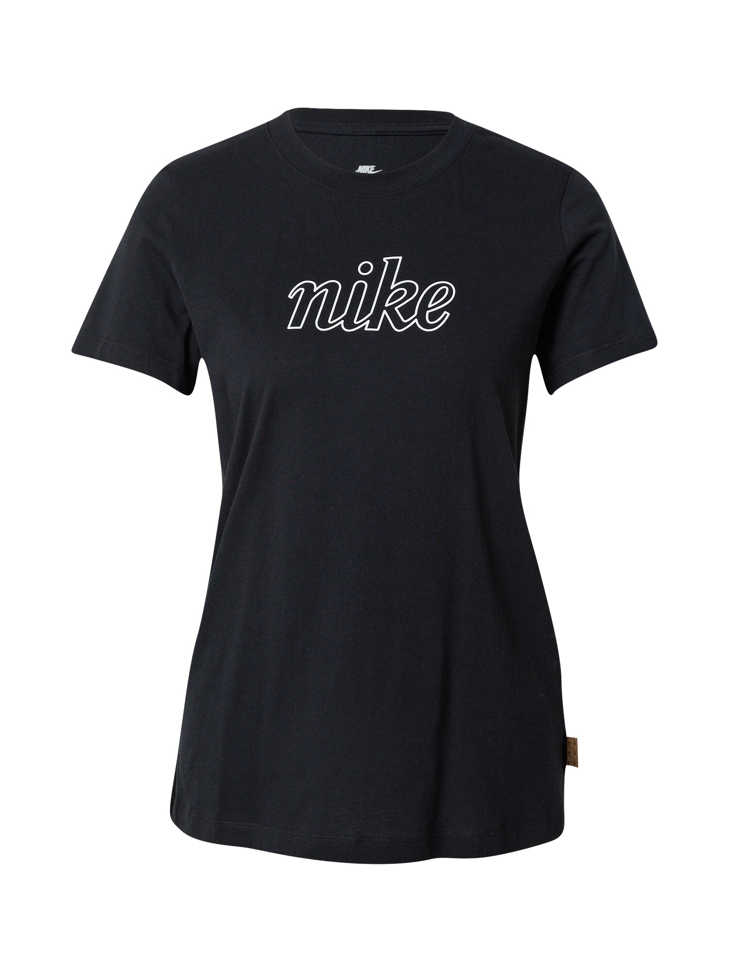 Nike Sportswear Póló  fekete / fehér