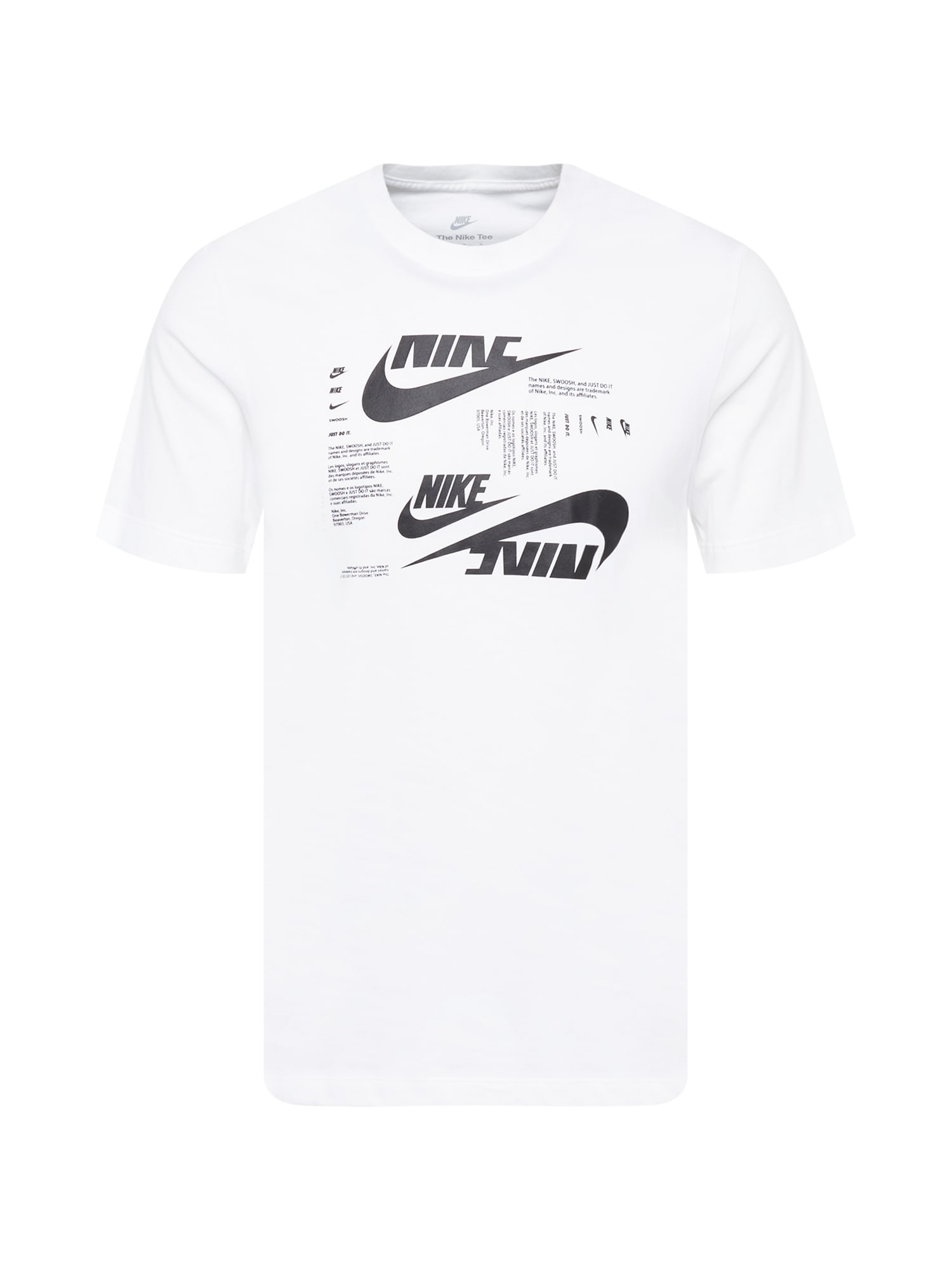 Nike Sportswear Póló  piszkosfehér / fekete