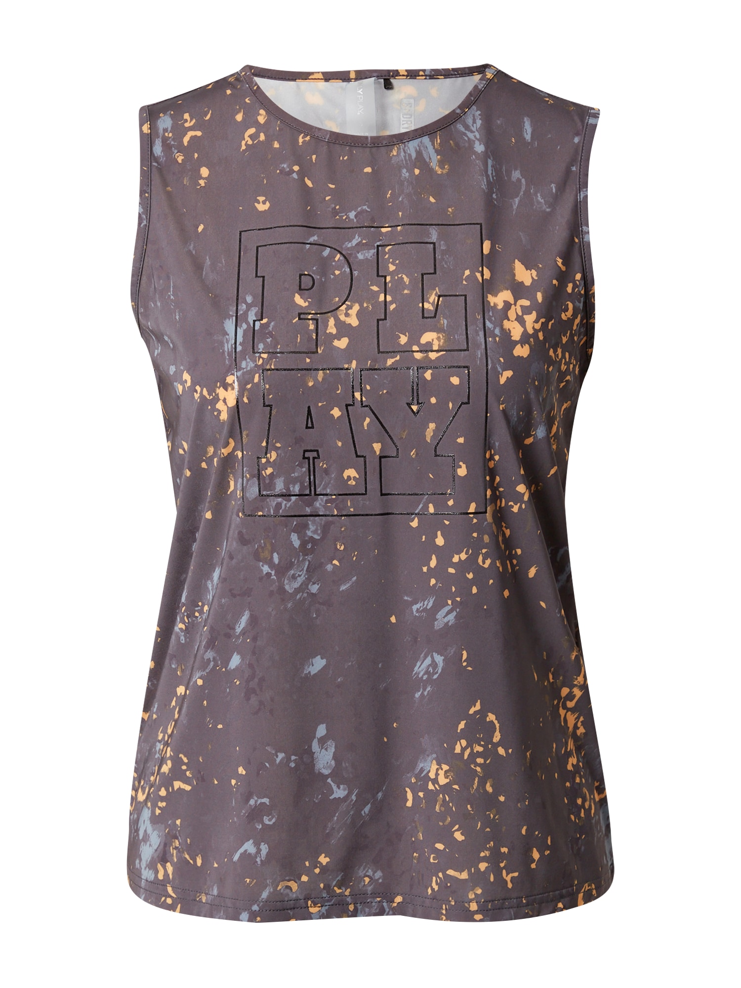 ONLY PLAY Sport top  taupe / fekete / galambkék / pasztellnarancs