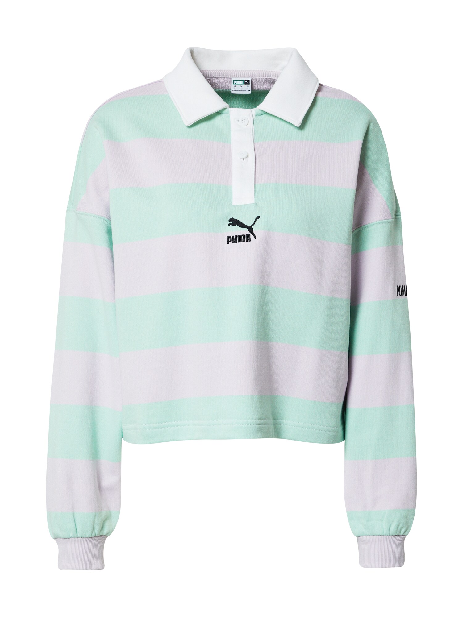PUMA Póló  levendula / menta / fehér / fekete