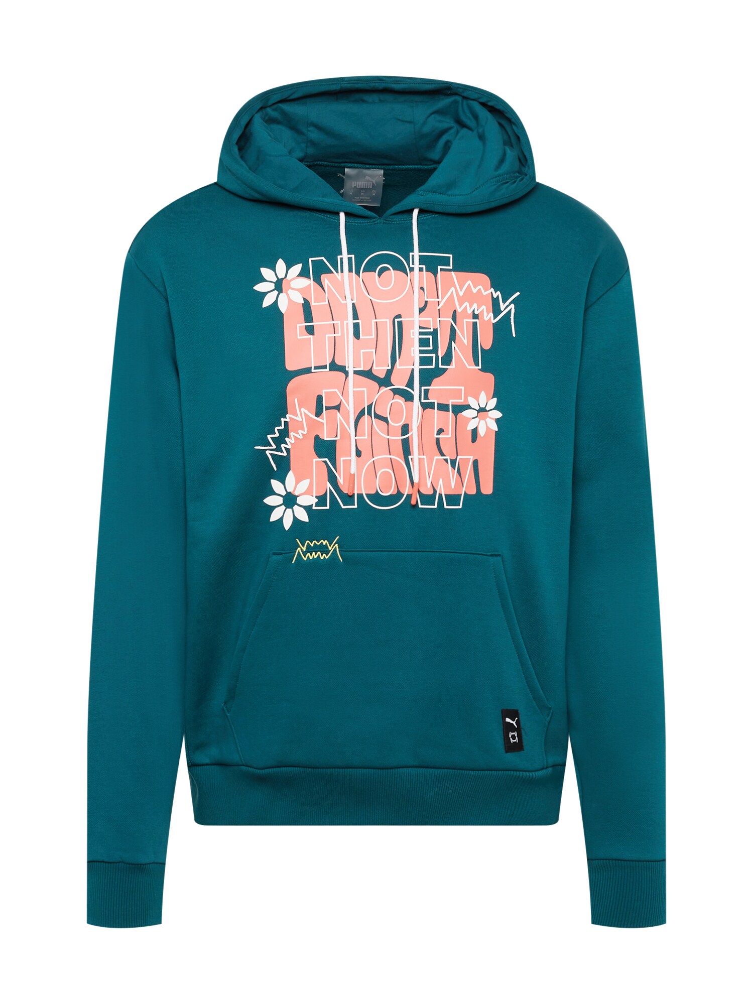 PUMA Sport szabadidős felsők 'Run it Back'  smaragd / fehér / korál