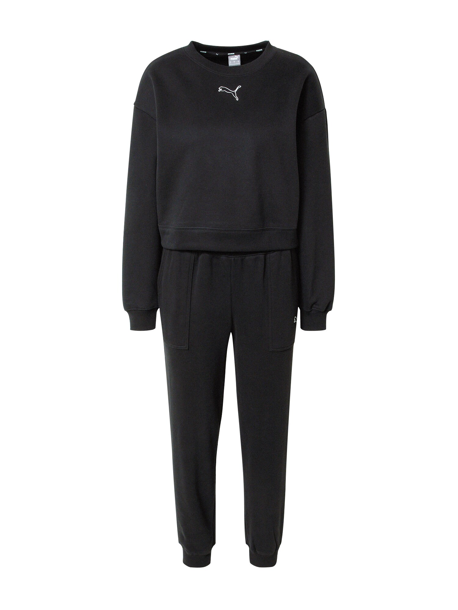 PUMA Tréningruha  fekete / fehér