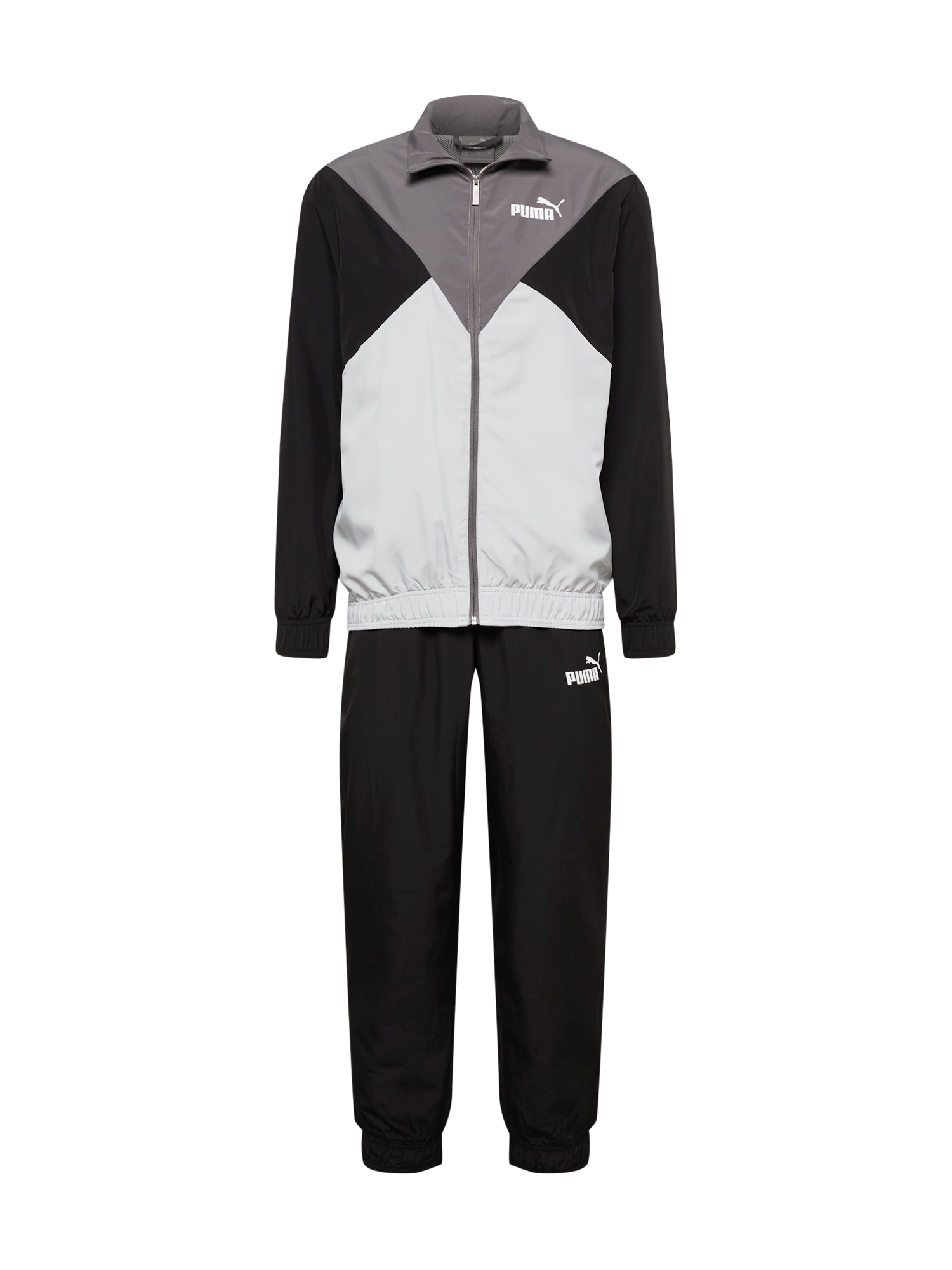 PUMA Tréningruha  fekete / szürke / fehér