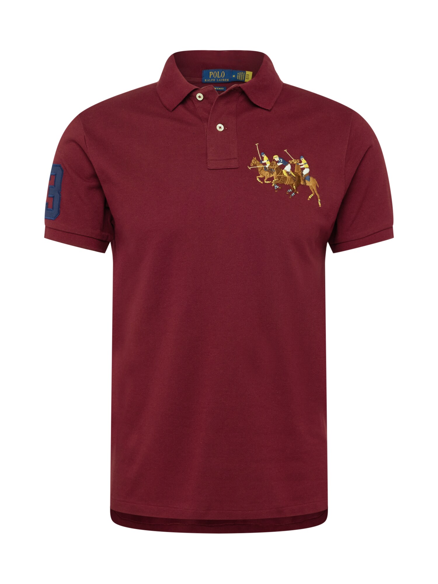 Polo Ralph Lauren Póló  cseresznyepiros / sötétkék / barna
