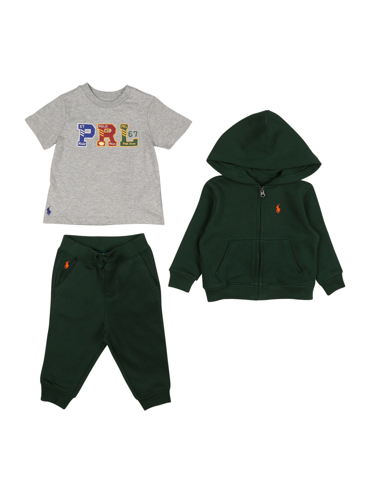 Polo Ralph Lauren Szettek  sötétzöld / szürke melír / kék / piros