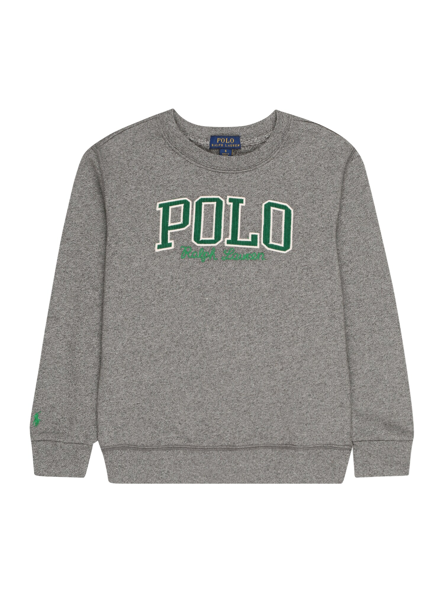 Polo Ralph Lauren Tréning póló  szürke melír / fehér / zöld