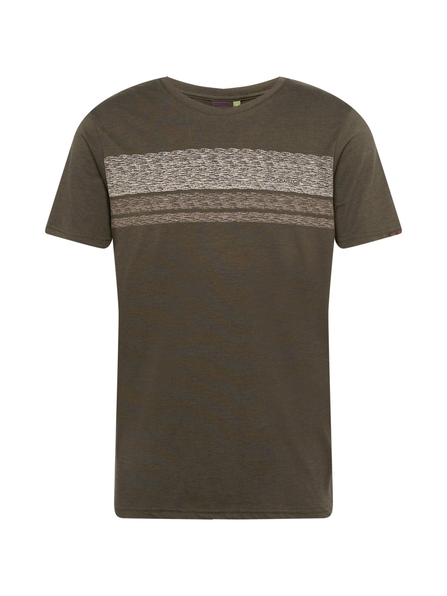 Ragwear Póló 'HAKE'  olíva / fehér / barna