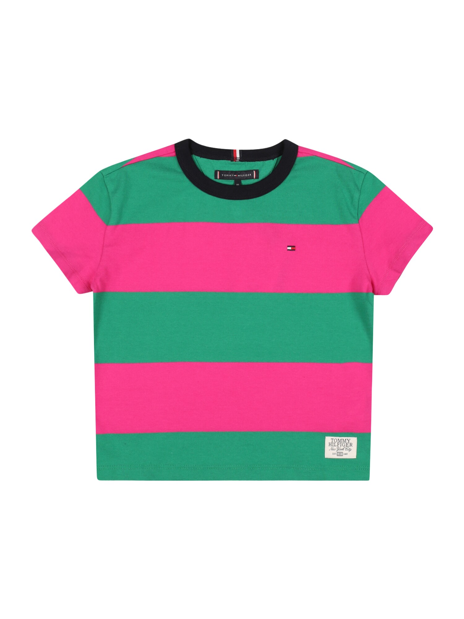 TOMMY HILFIGER Póló  fukszia / tengerészkék / tűzpiros / jáde