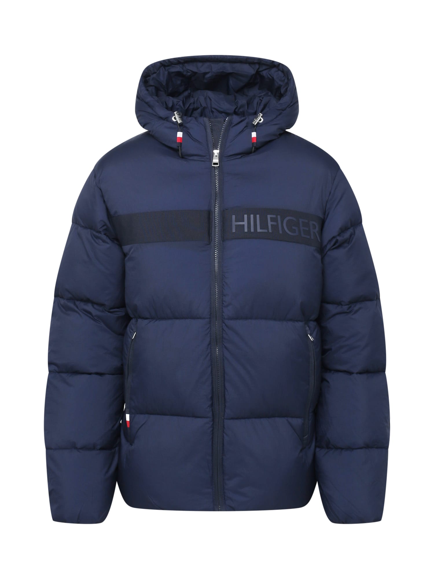 TOMMY HILFIGER Téli dzseki  tengerészkék / fehér / éjkék / piros