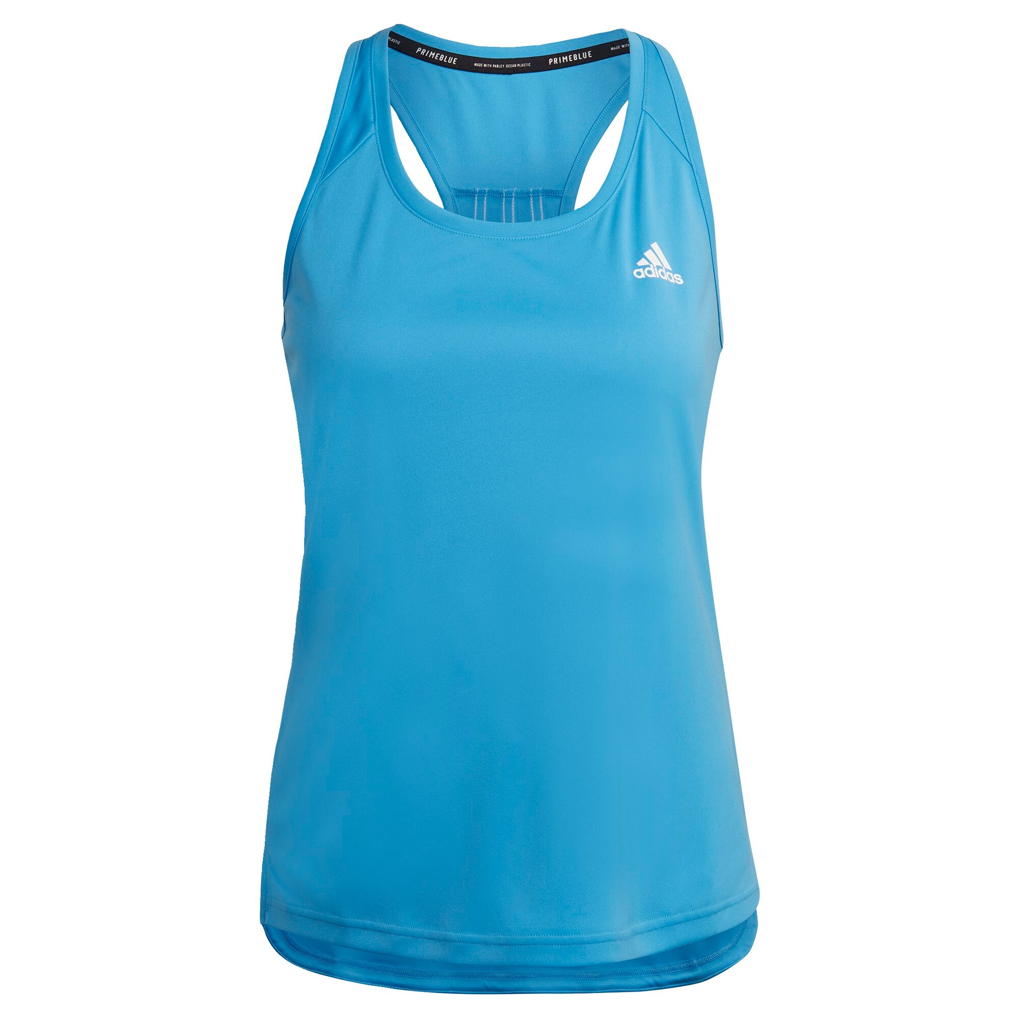 ADIDAS PERFORMANCE Sport top  kék / fehér