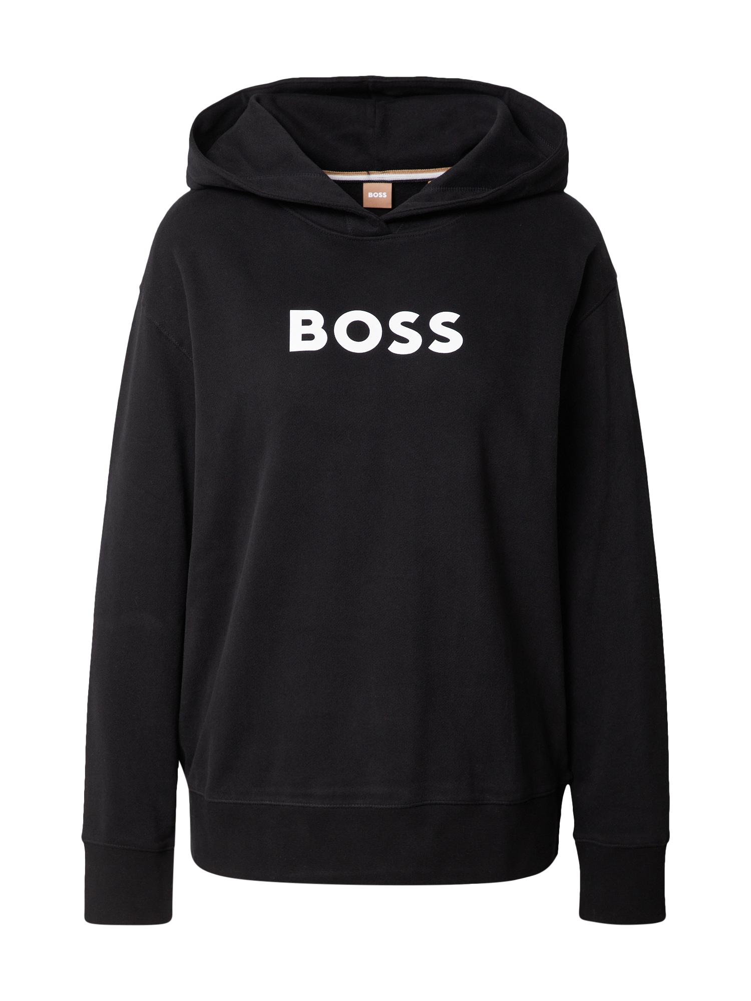 BOSS Orange Tréning póló 'Edelight'  fekete / fehér