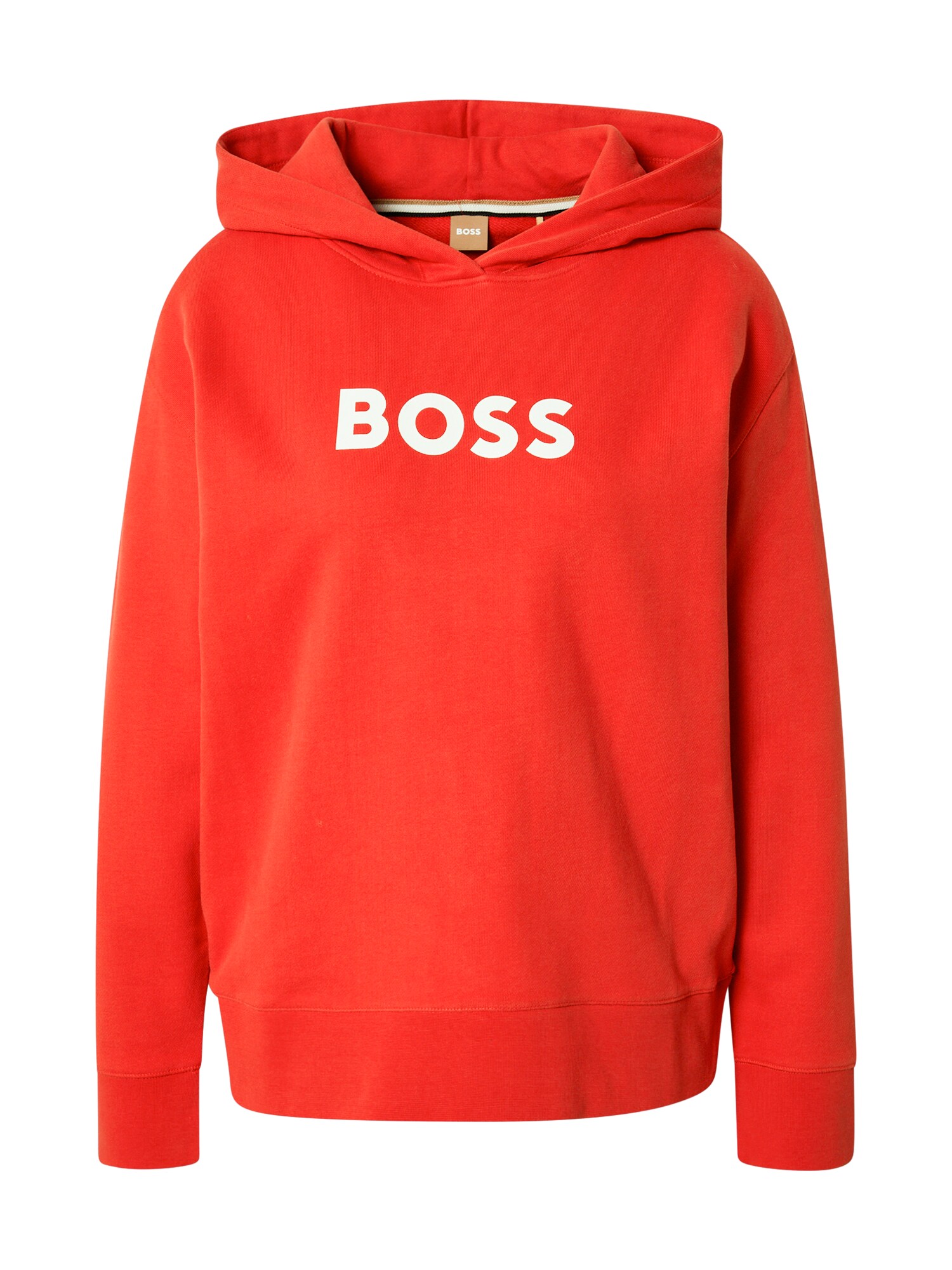 BOSS Orange Tréning póló 'Edelight'  tűzpiros / fehér