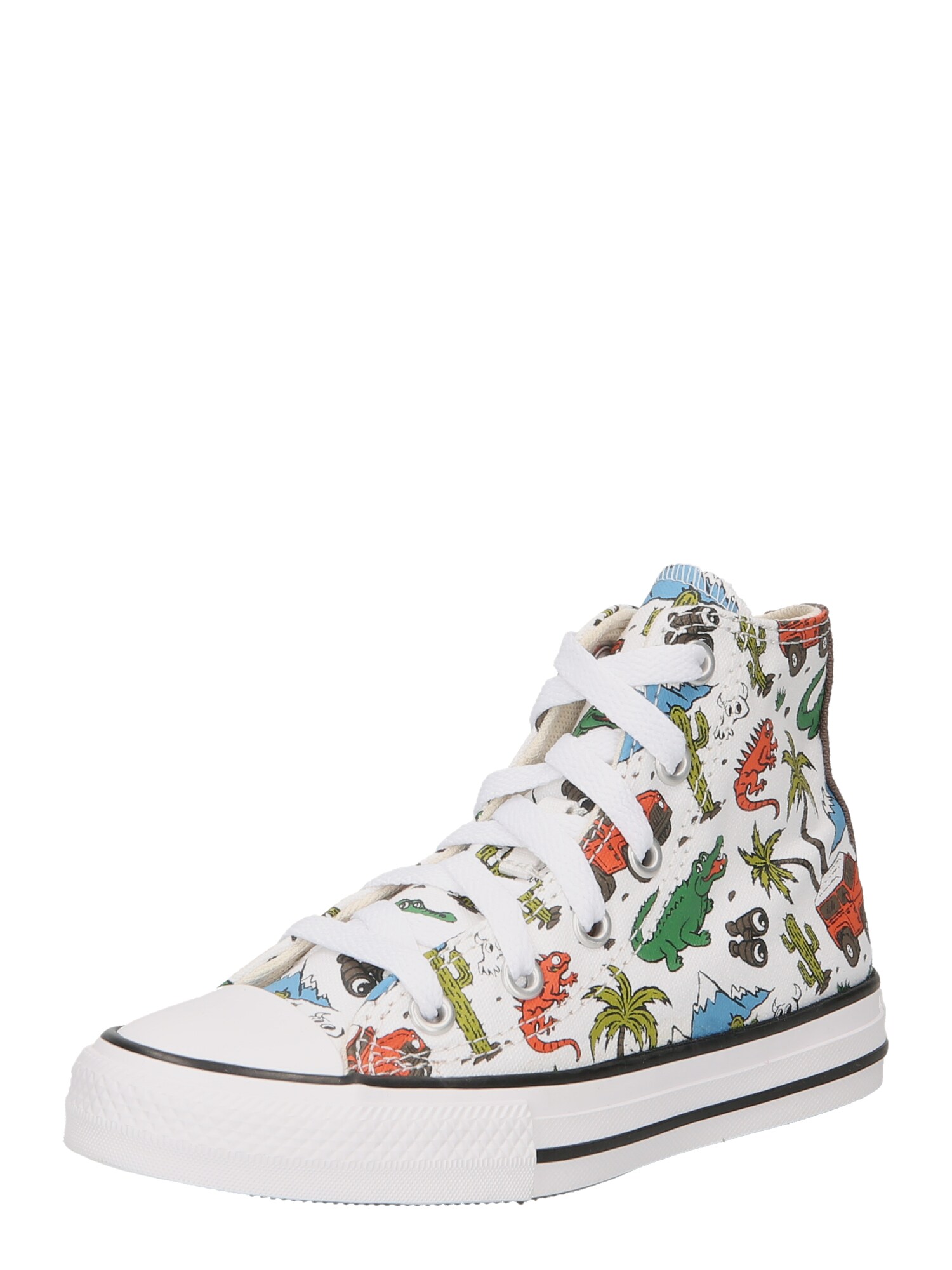CONVERSE Sportcipő 'CHUCK TAYLOR ALL STAR DESERT EXPLORER'  fehér / narancsvörös / világoskék / zöld