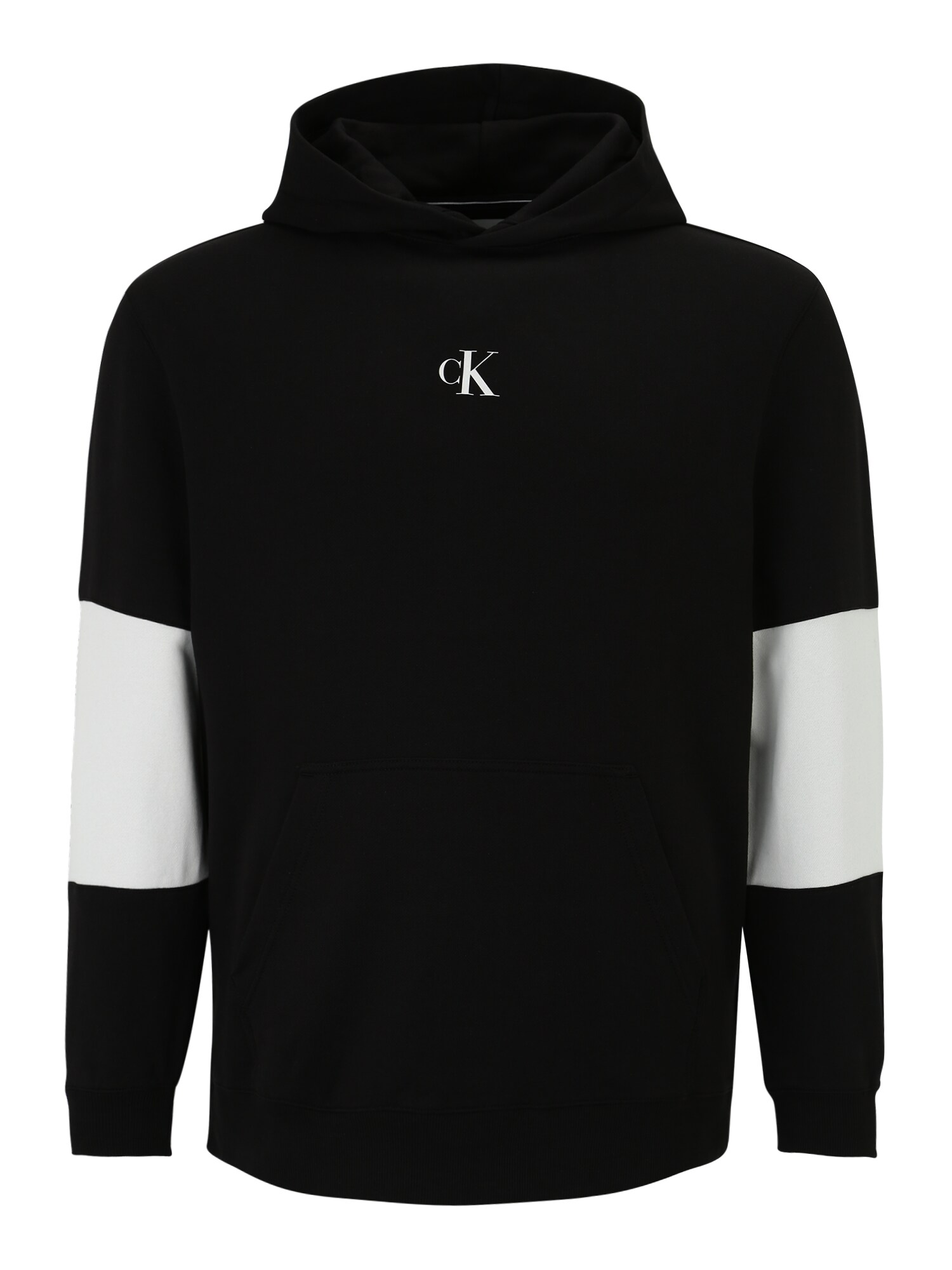 Calvin Klein Jeans Plus Tréning póló  fekete / fehér