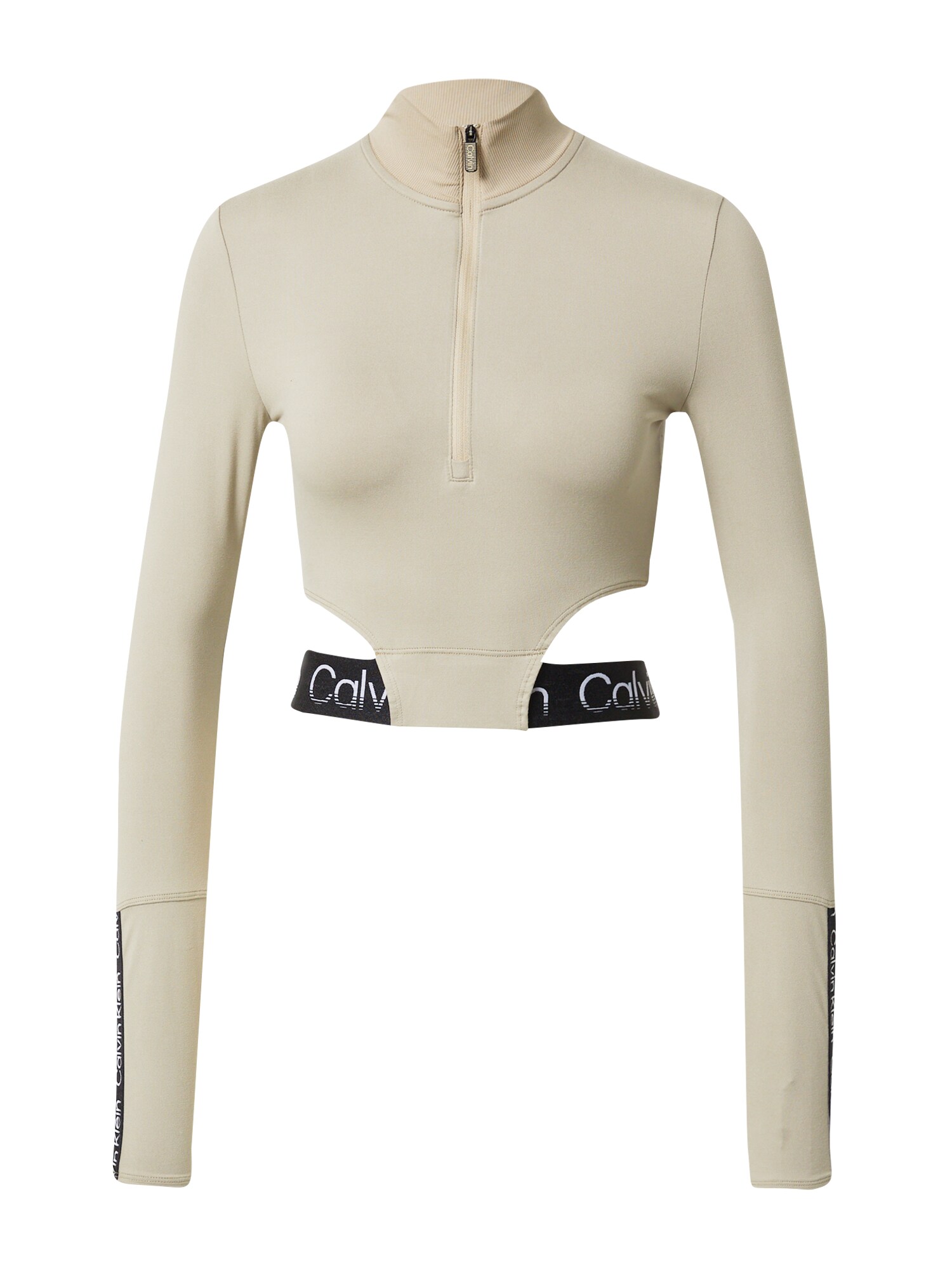 Calvin Klein Performance Funkcionális felső  bézs / fekete / fehér