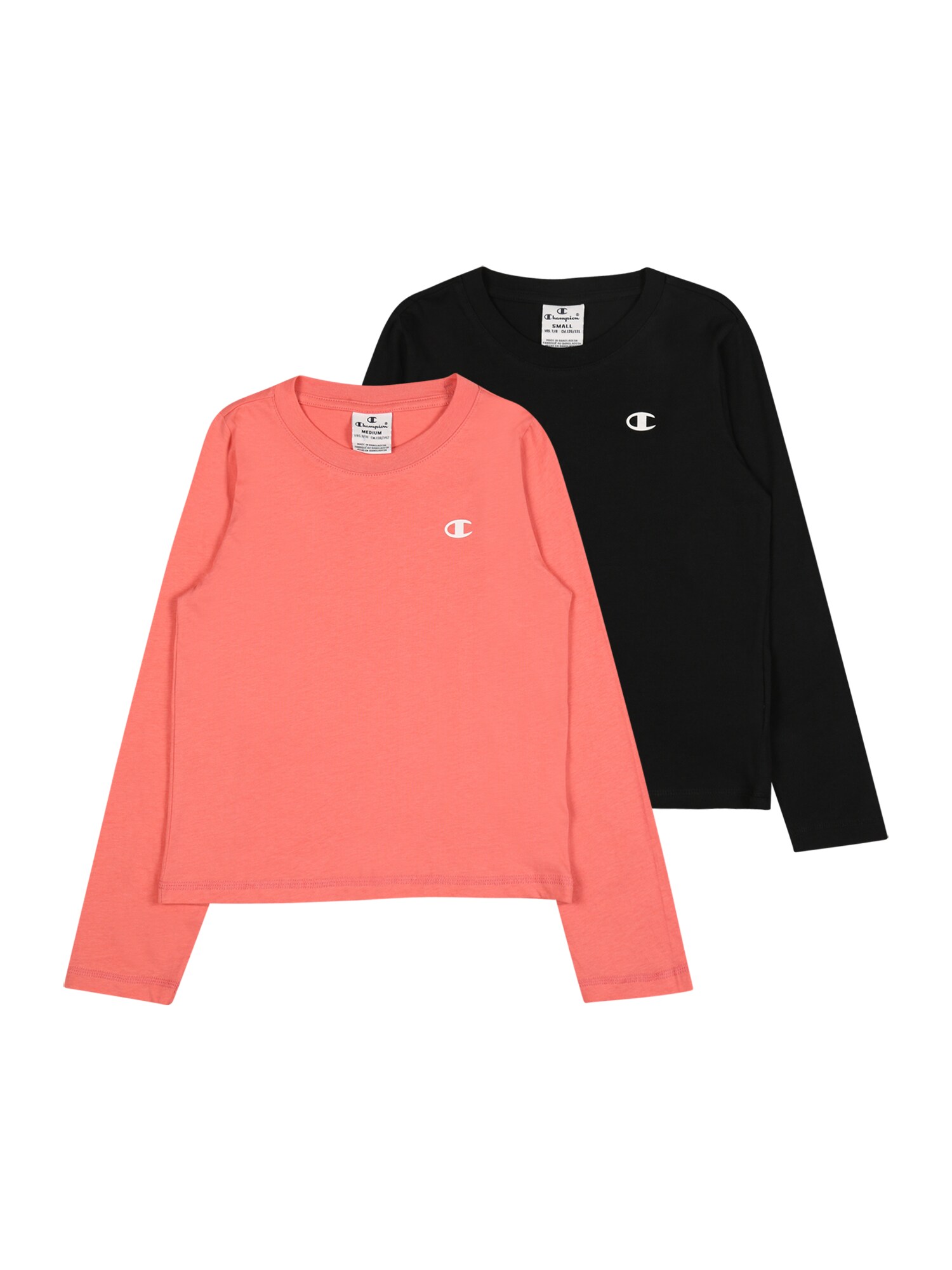 Champion Authentic Athletic Apparel Póló  fekete / világos-rózsaszín / fehér