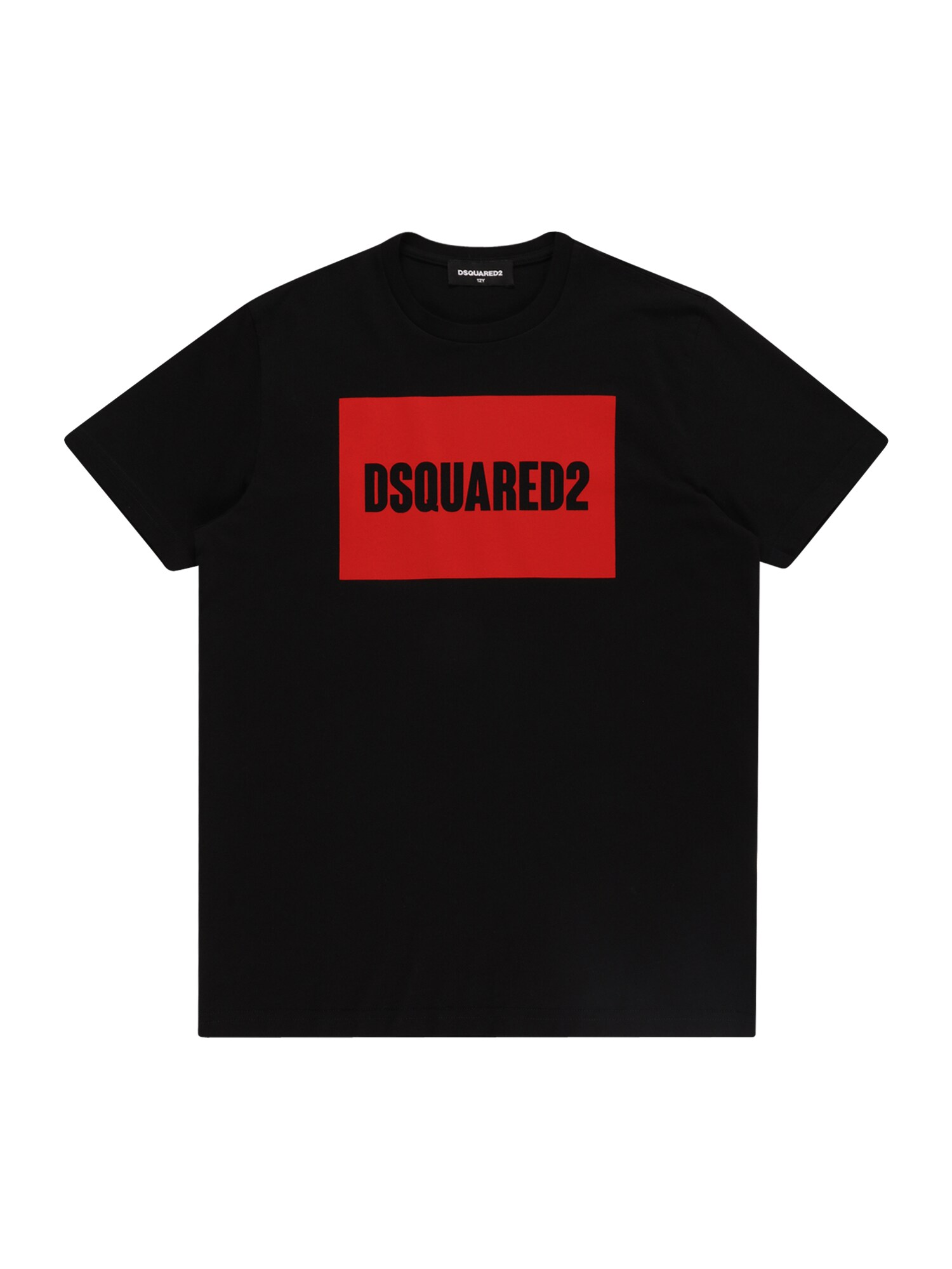 DSQUARED2 Póló  fekete / vörösáfonya