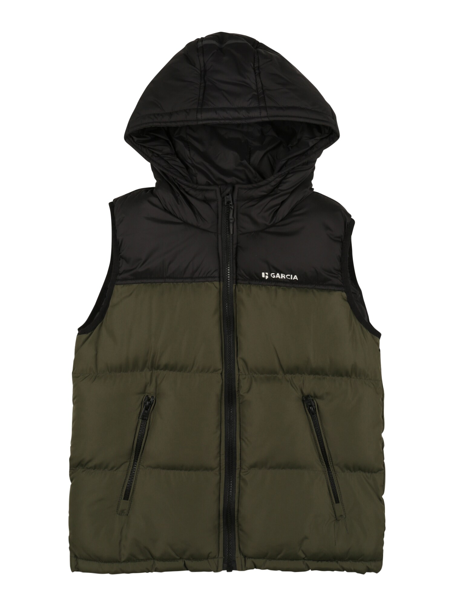 GARCIA Mellény  khaki / fehér / fekete