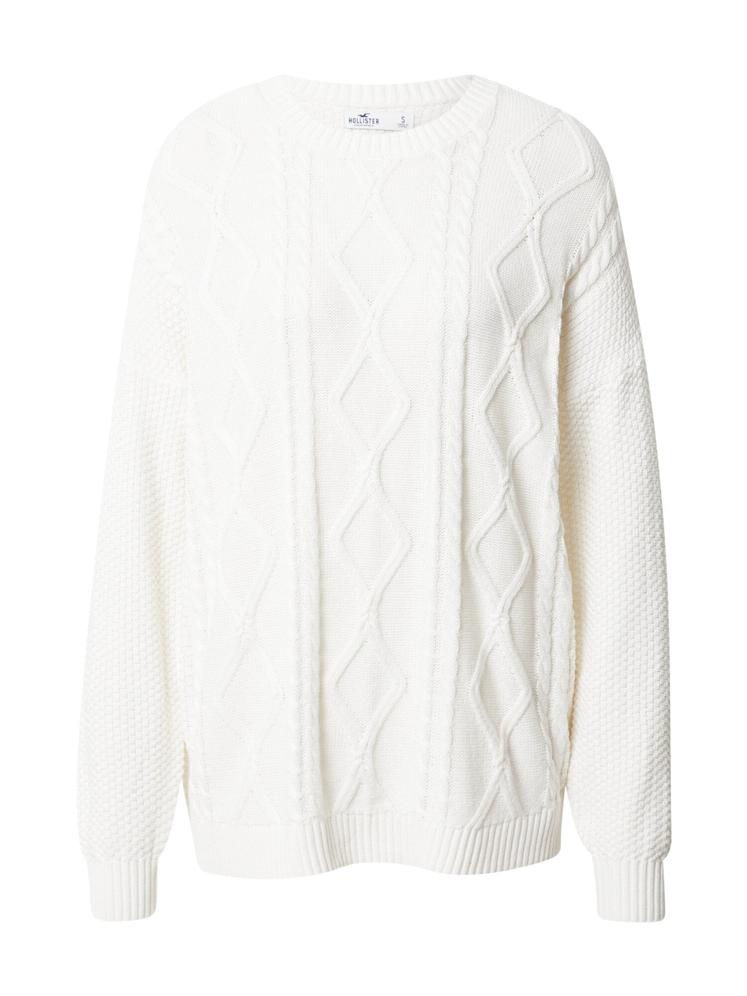 HOLLISTER Pulóver  krém