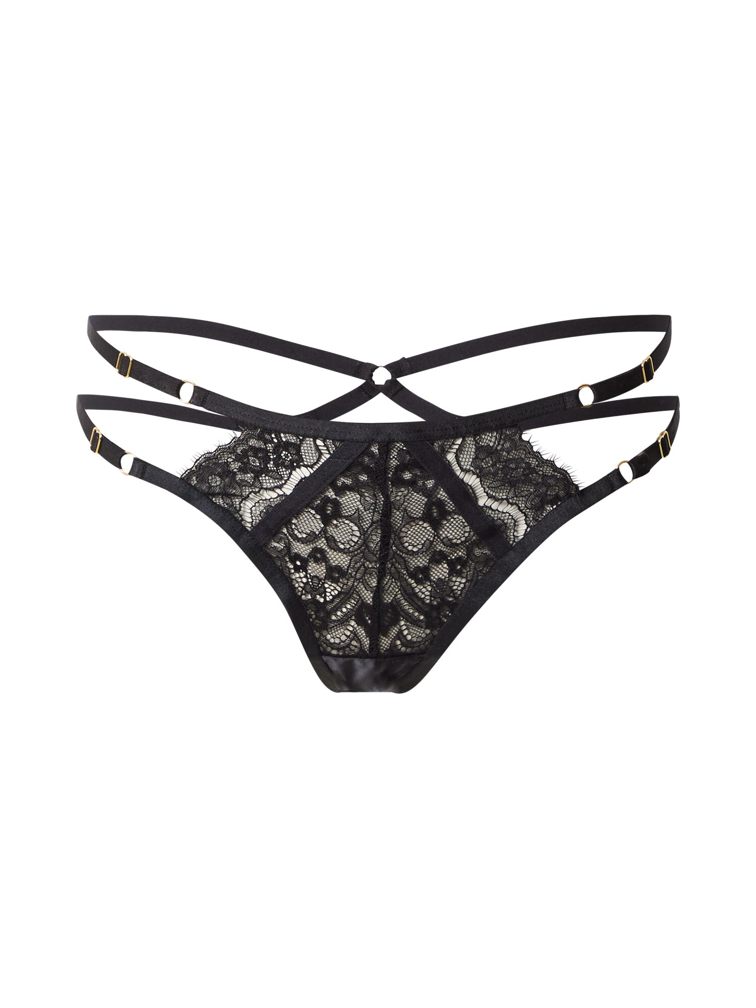 Hunkemöller String bugyik 'Elizabeth'  fekete