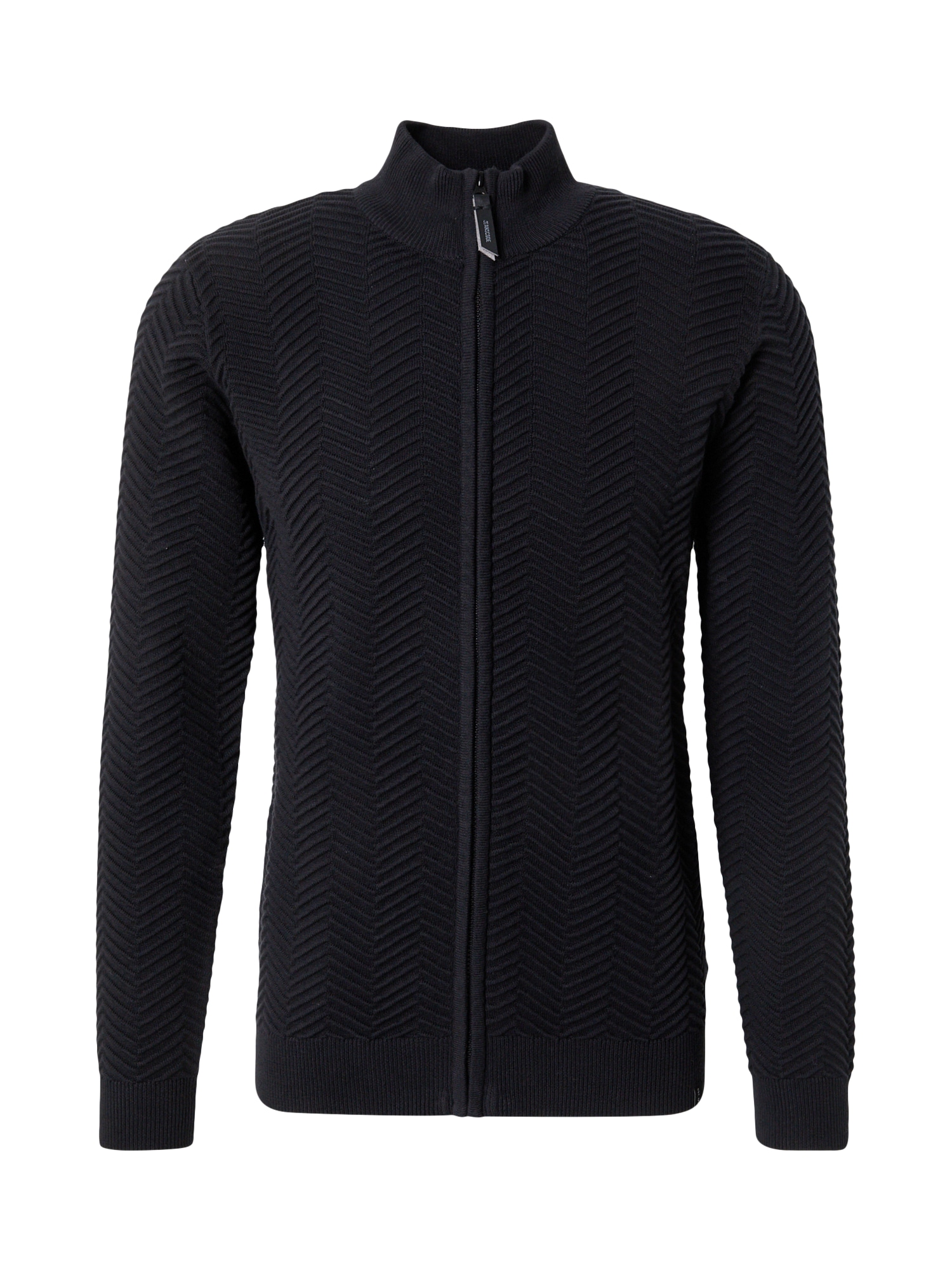 INDICODE JEANS Kardigán 'Huber'  fekete