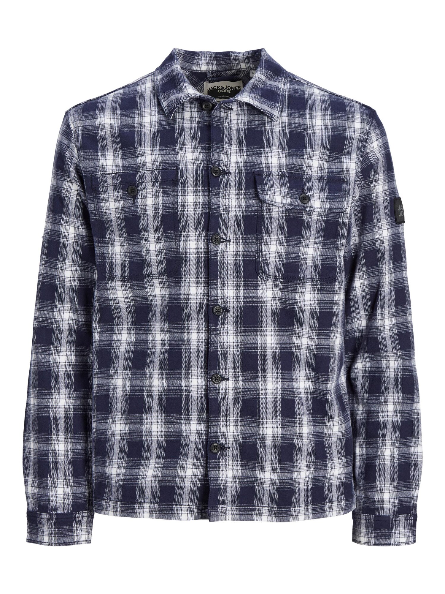 JACK & JONES Átmeneti dzseki 'Ben'  tengerészkék / fehér