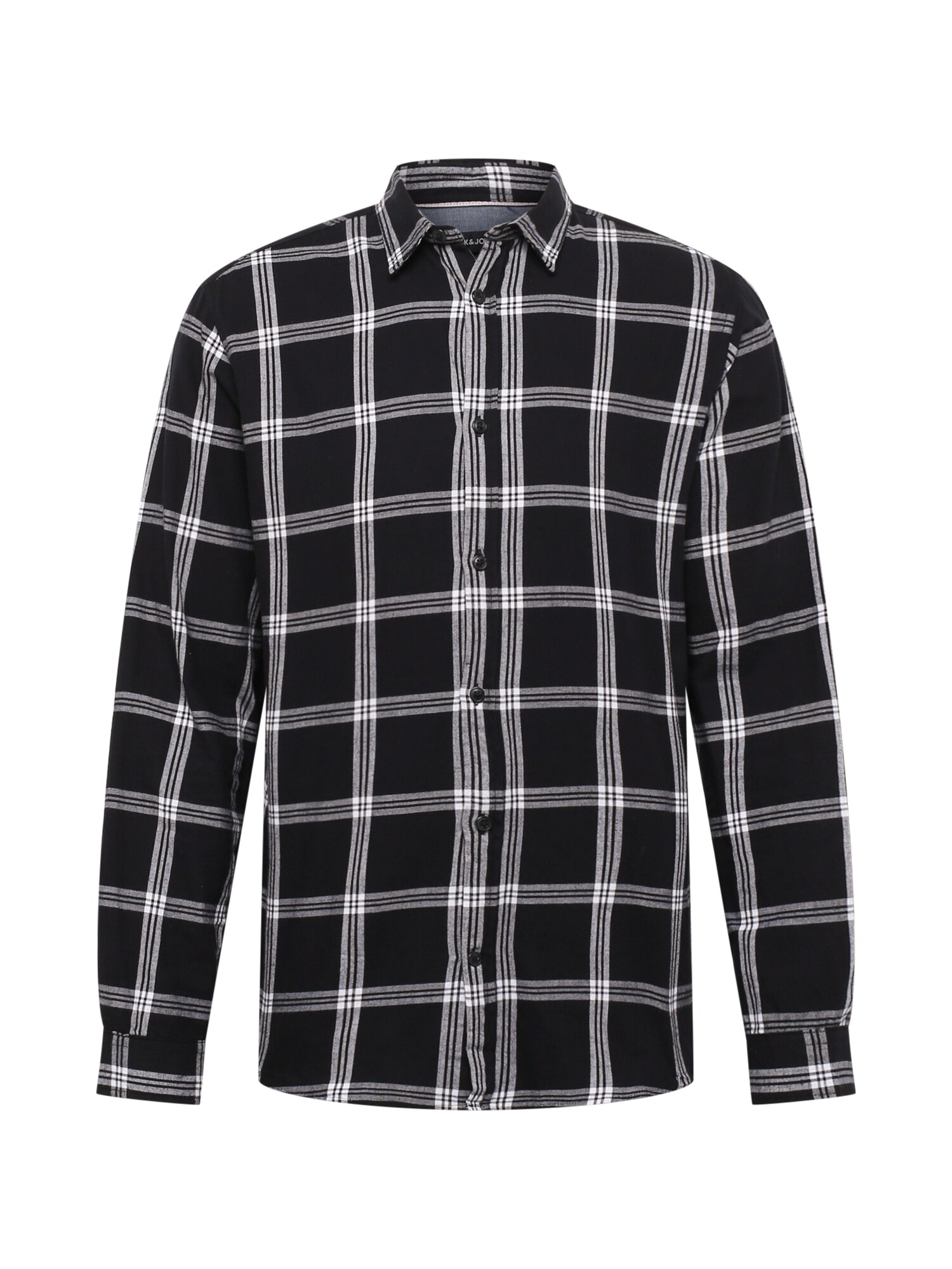 JACK & JONES Ing 'GINGHAM'  fekete / szürke / fehér
