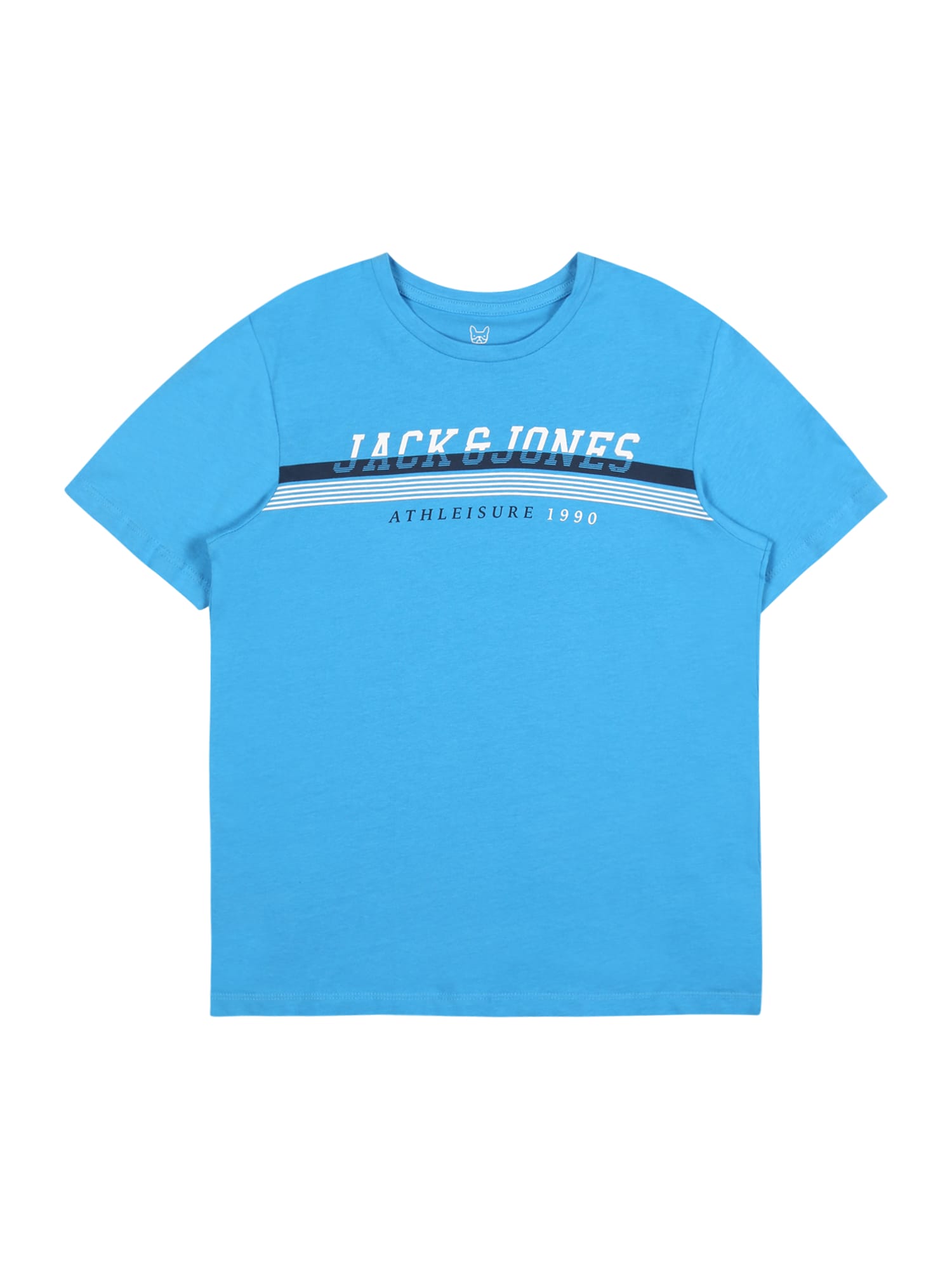 Jack & Jones Junior Póló 'RON'  égkék / fehér / tengerészkék