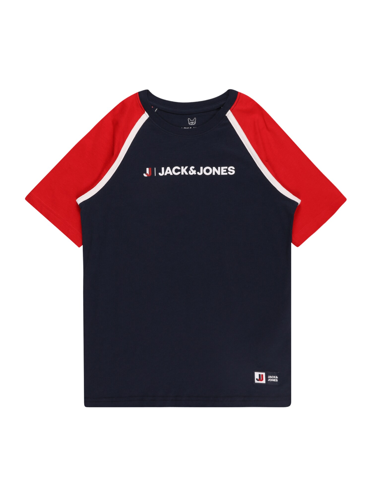 Jack & Jones Junior Póló  tengerészkék / fehér / piros