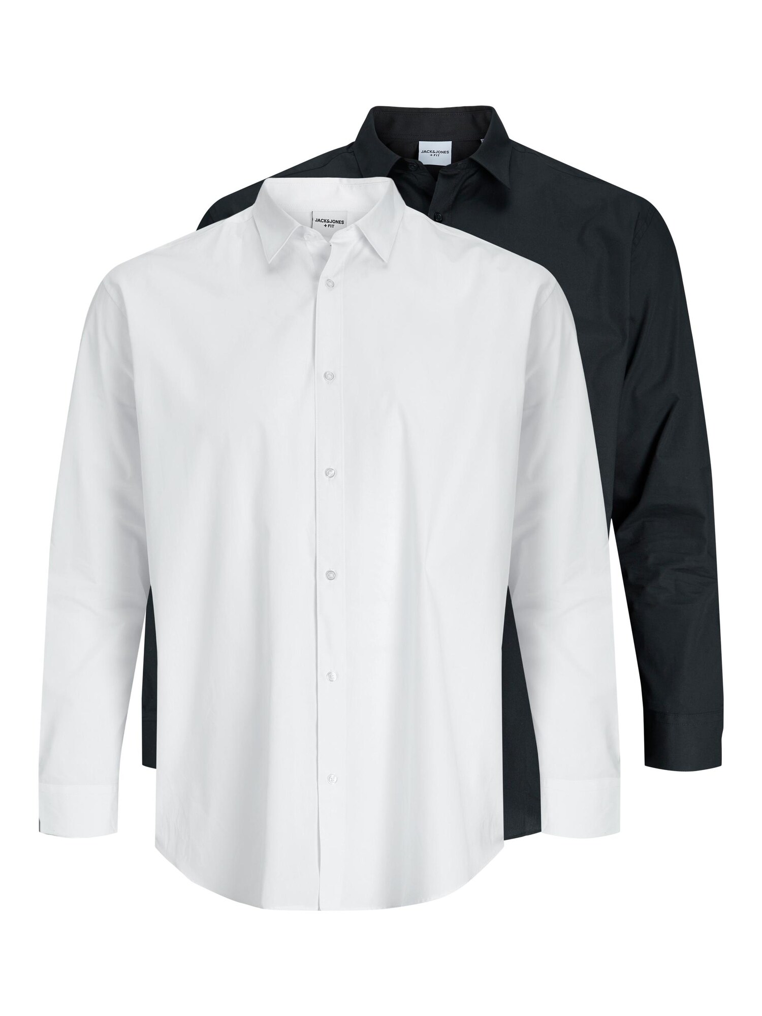 Jack & Jones Plus Ing 'Joe'  fekete / fehér